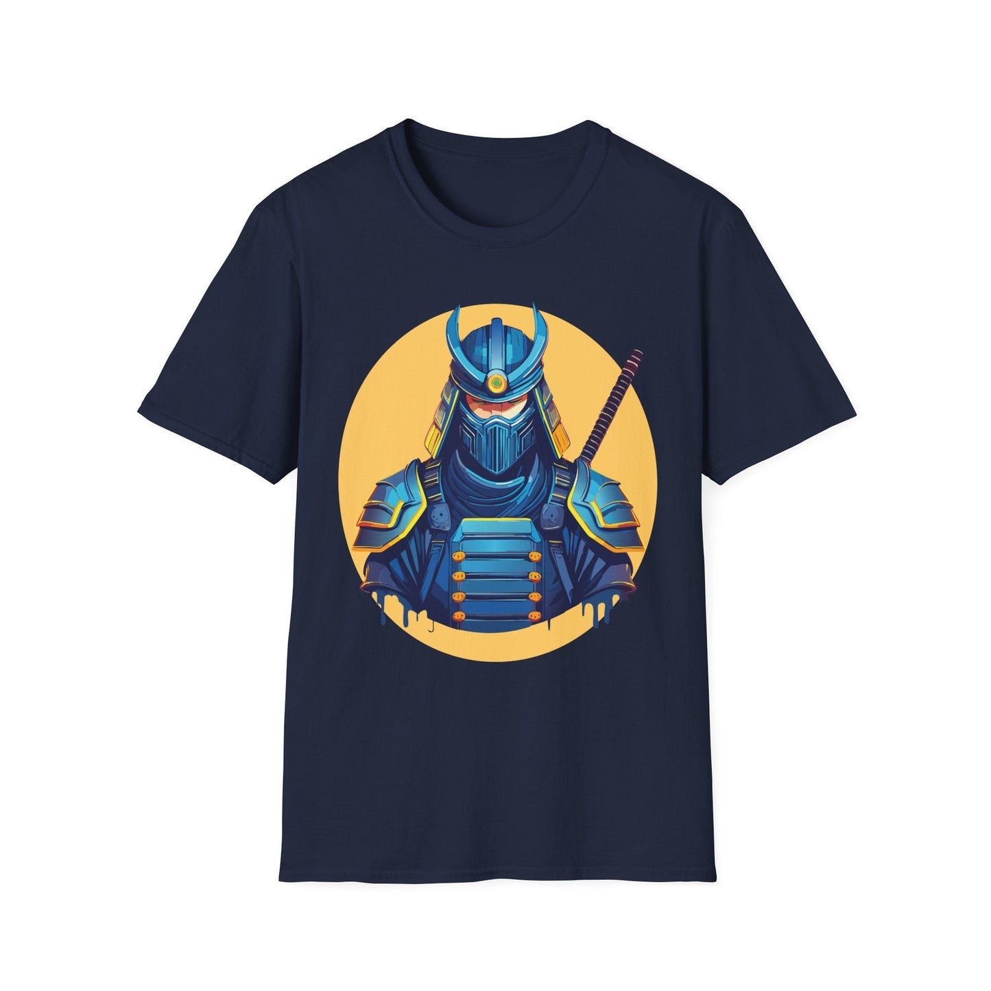 Samurai Shirt Unisex Softstyle T Shirt 100 Percent Ring Spun Cotton Tee For Everyday Comfort