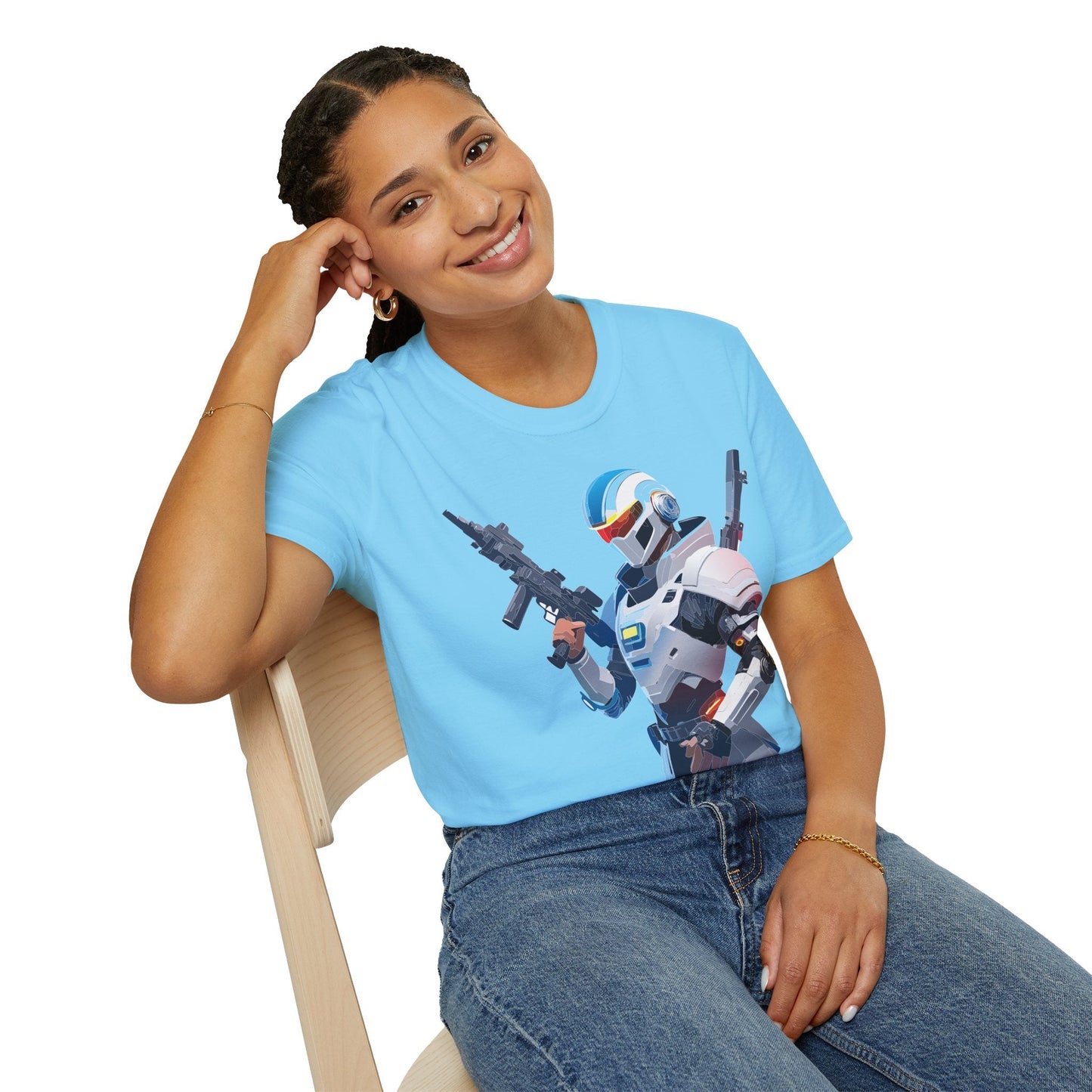 Robocop T Shirt Unisex Gildan Softstyle 64000 100 Percent Ring Spun Cotton Tee Premium