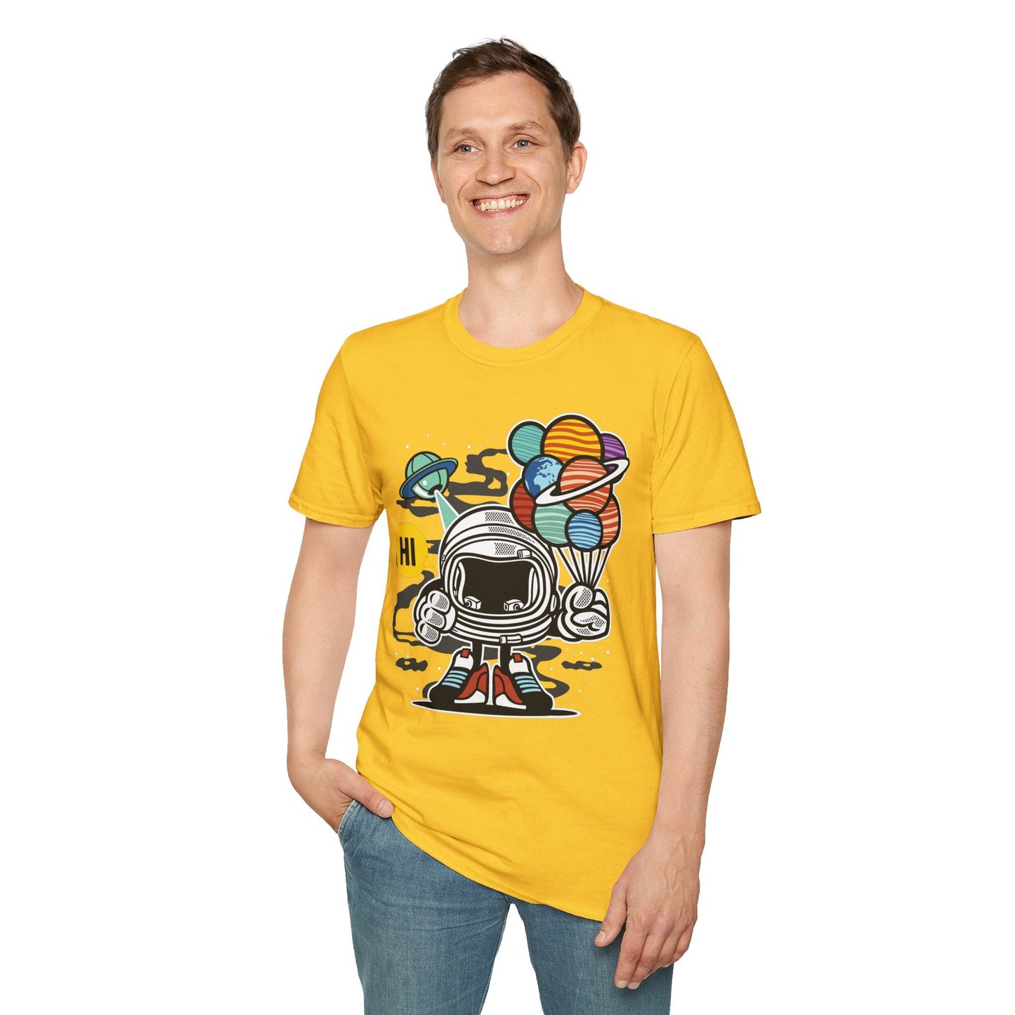 Cartoon T Shirt Animation Tee Funny Graphic Tee Gildan Softstyle 64000 Unisex Comfort