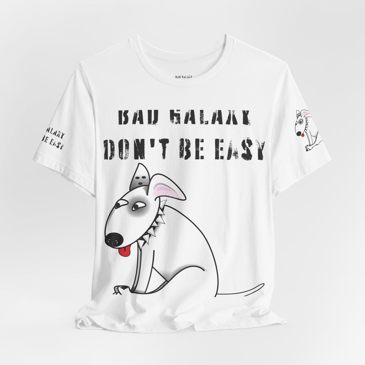 Funny Dog Graphic Unisex Cotton Bella+Canvas Tee with Art Design b86