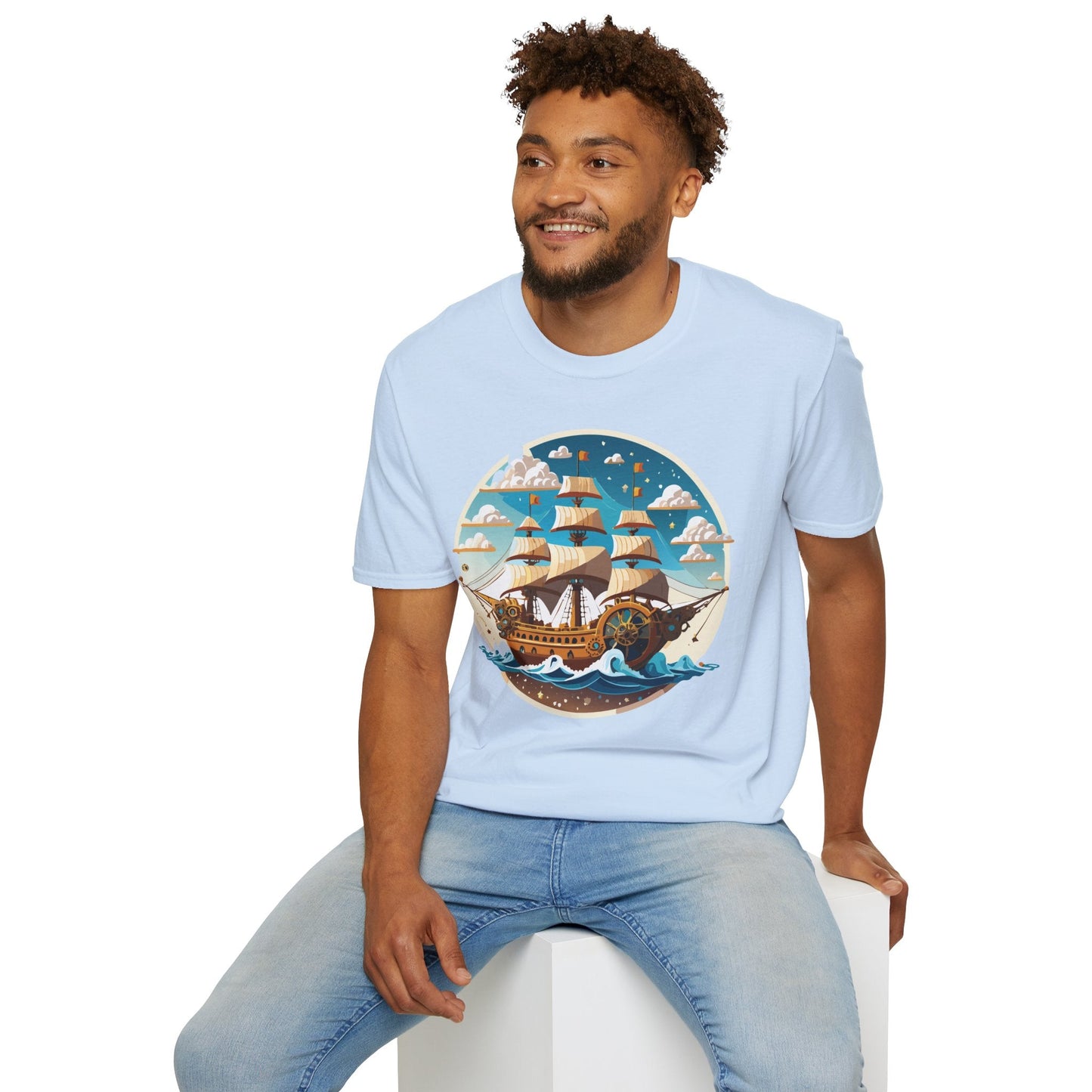 Ship T Shirts Frigate T Shirts Vessel Tee Shirt Unisex Gildan Softstyle 64000 Premium
