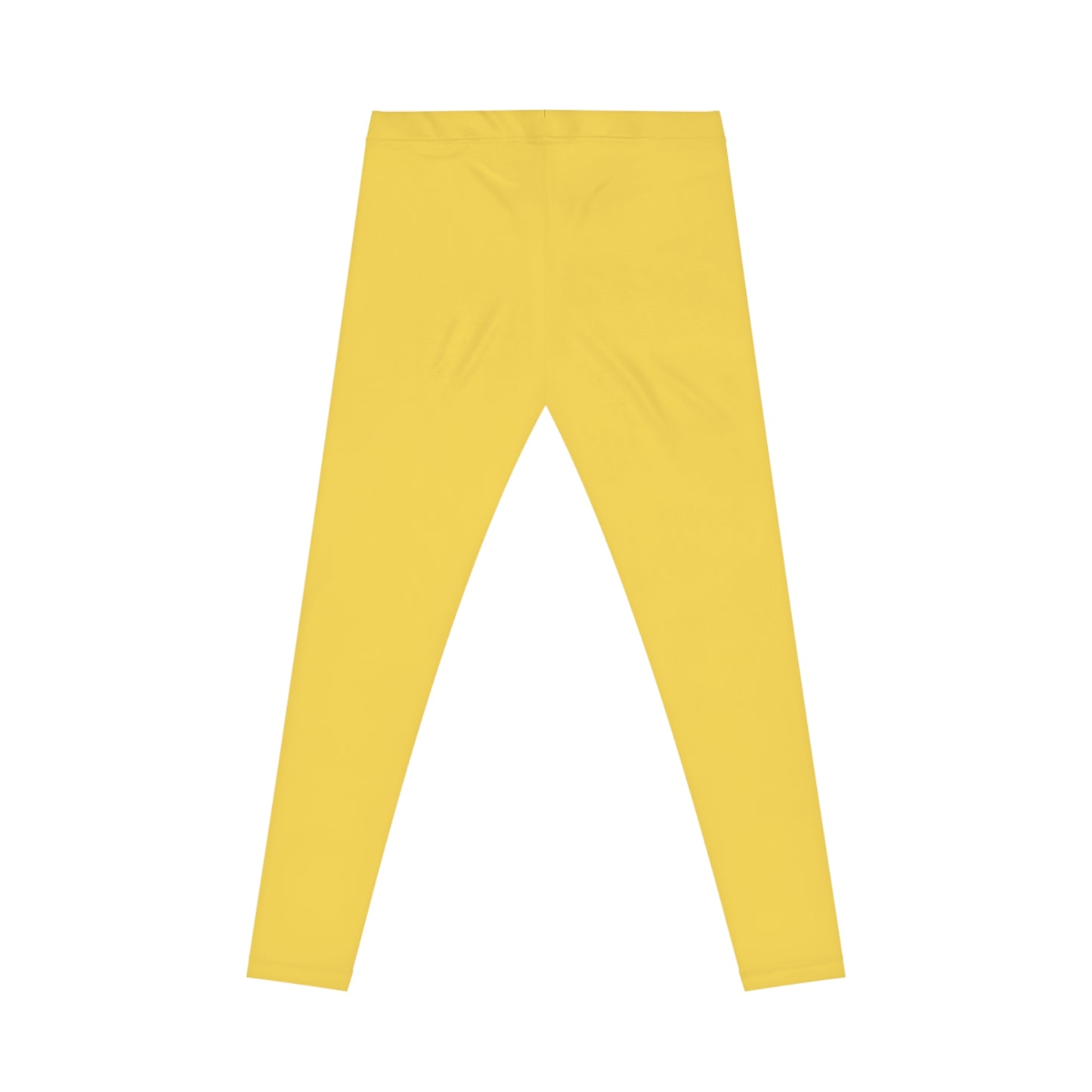 Yellow Gold Color Women's Poly-Span Casual Leggings XS-2XL