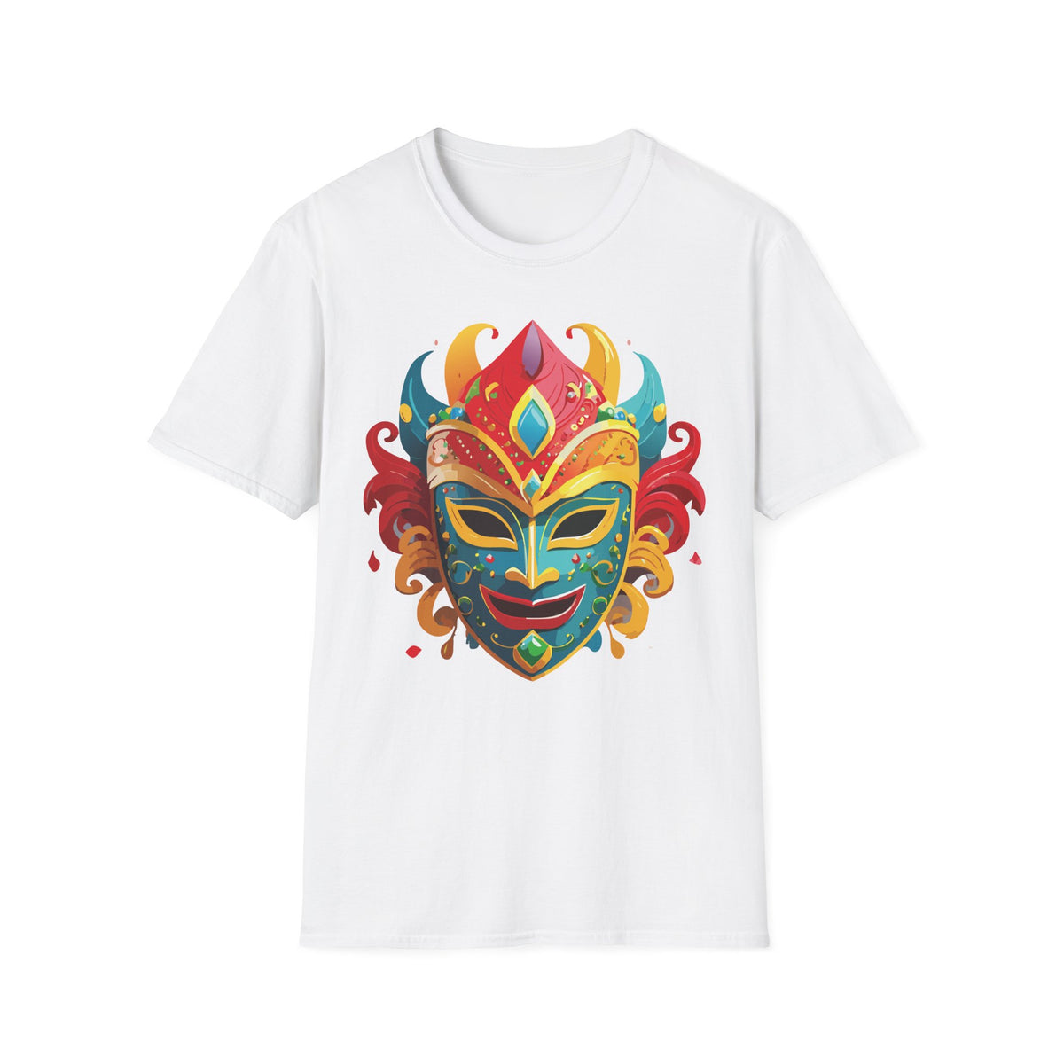 Mask Masquerade Carnival Graphic Tee Gildan Unisex 100 Cotton Tee Shirt a54
