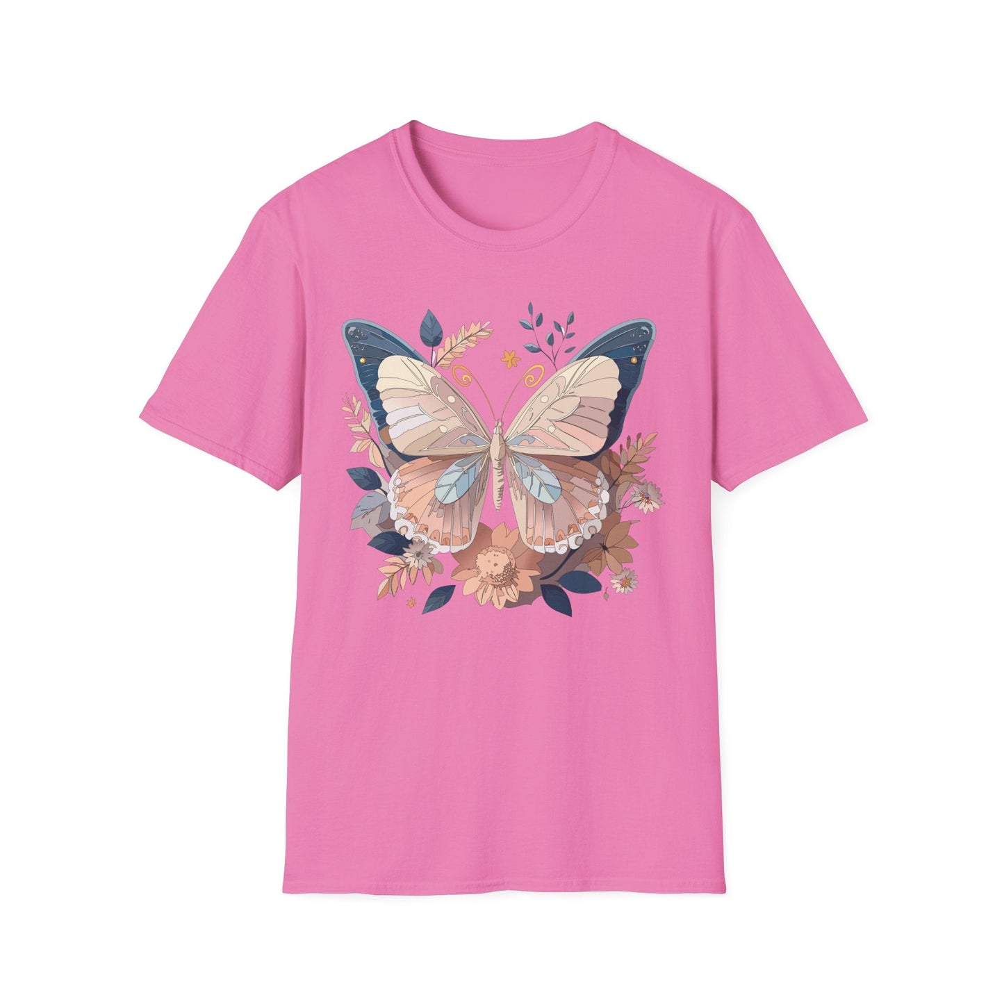 Monarch Butterfly Shirt Unisex Softstyle T Shirt 100 Percent Ring Spun Cotton Gildan 64000