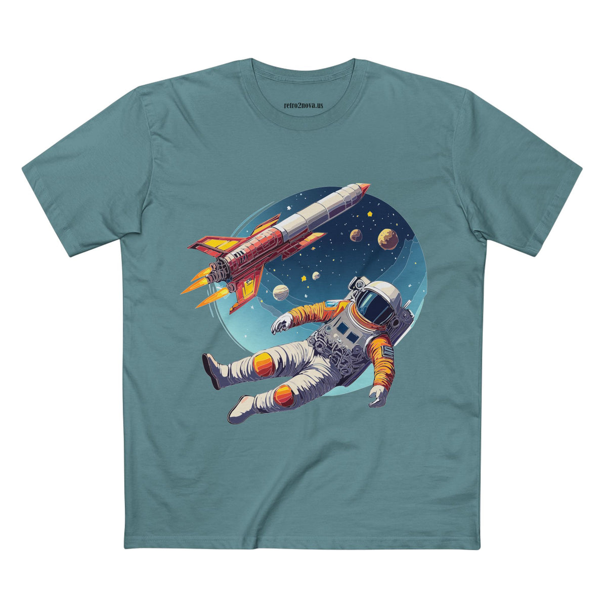 Cosmos Astronaut Graphic Tee Staple Unisex 100 Cotton Tee Shirt - CS-9
