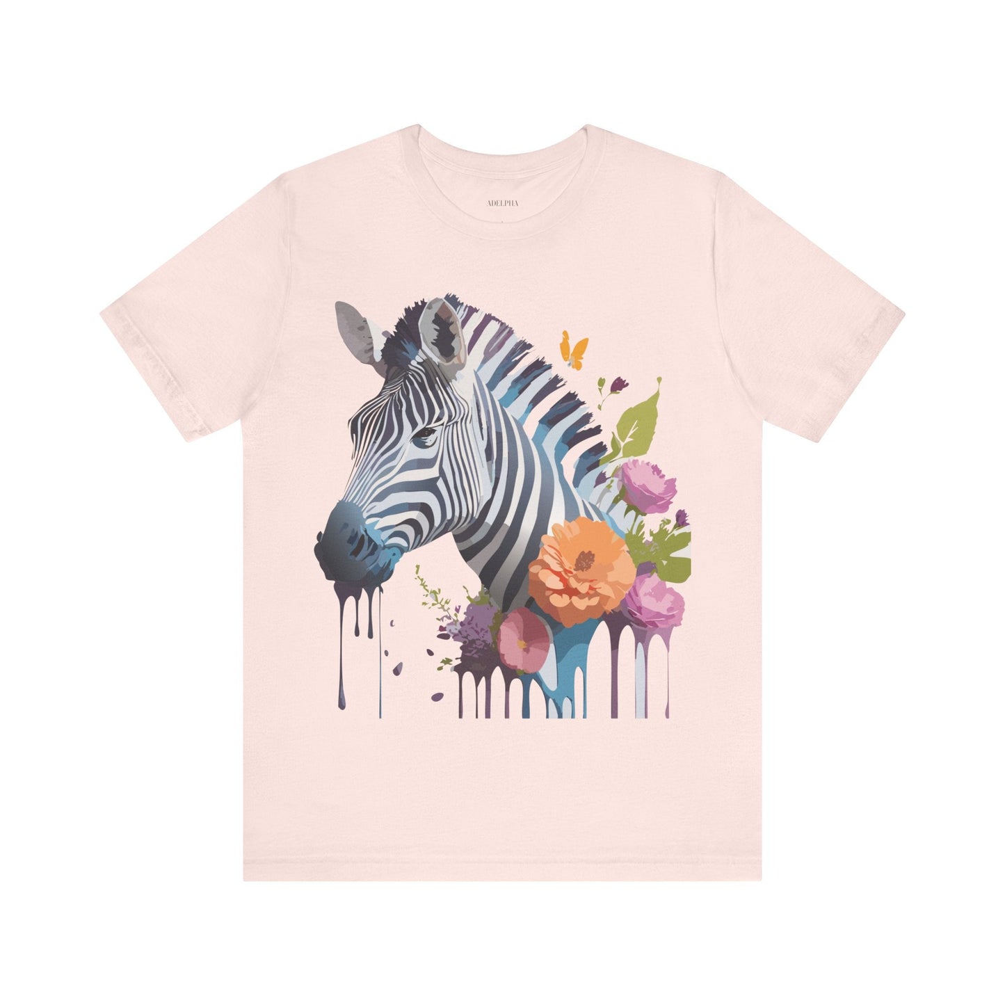 Adelpha Zebra Graphic Tee Unisex Short Sleeve Shirt Vintage Inspired Artwork Limited Edition
