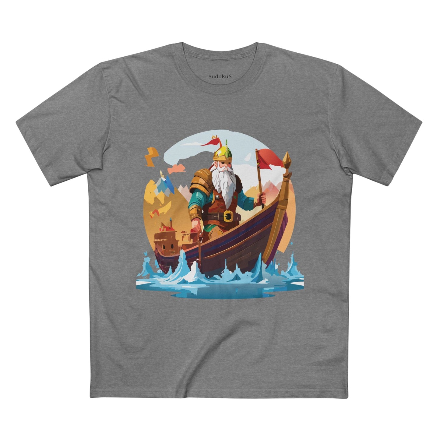 Viking Graphic Unisex 100 Cotton Staple Tee 1