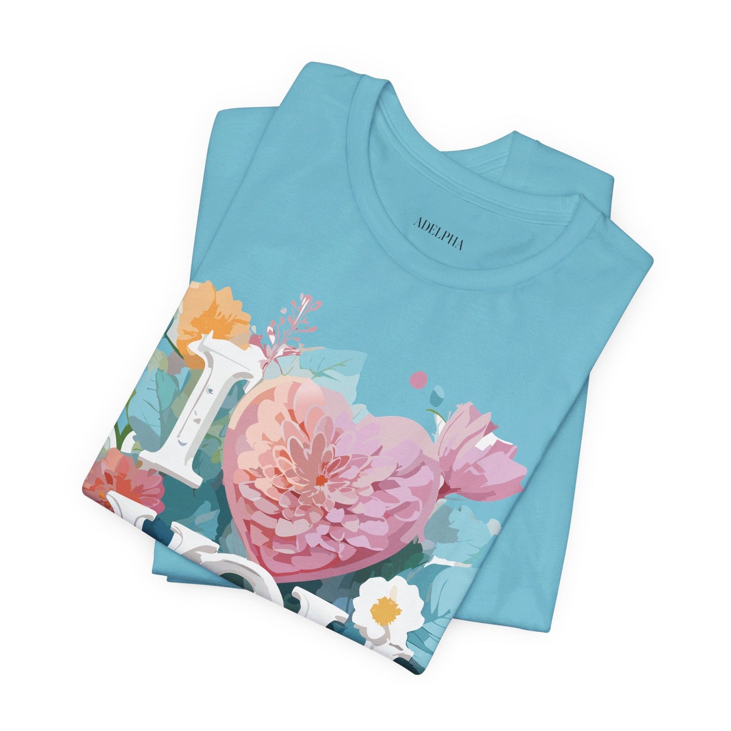 Valentine Graphic T Shirt Unisex Jersey Short Sleeve Tee With Adelpha Artwork Design