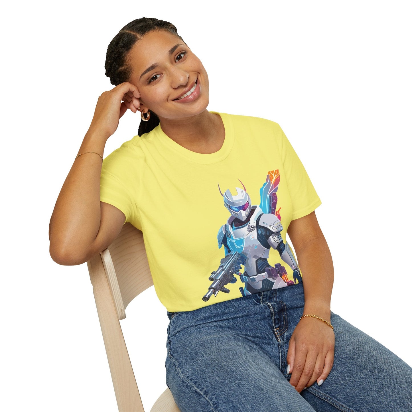 Robocop Graphic Unisex Cotton With Cyber Man Artwork Tee 3