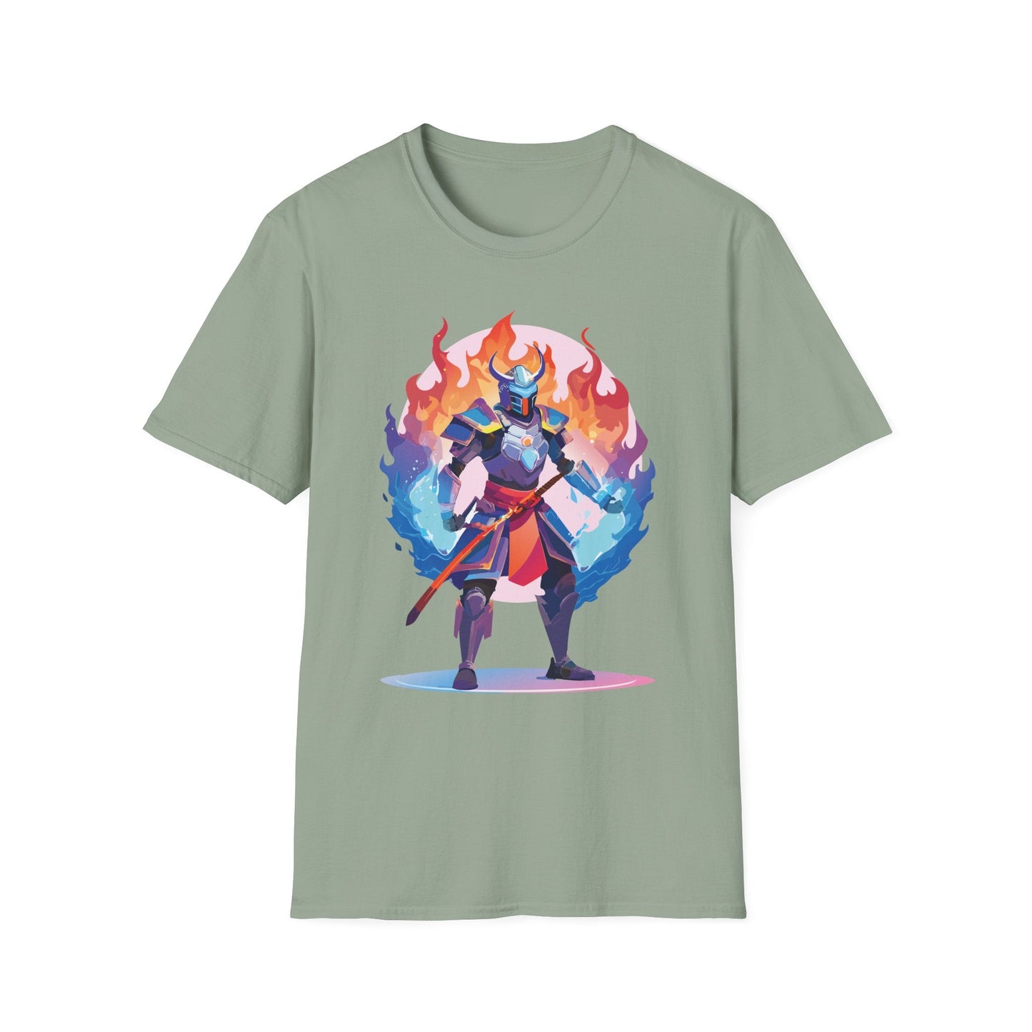 Samurai Shirt Unisex Gildan Softstyle 64000 Tee 100 Percent Cotton Comfortable Tee