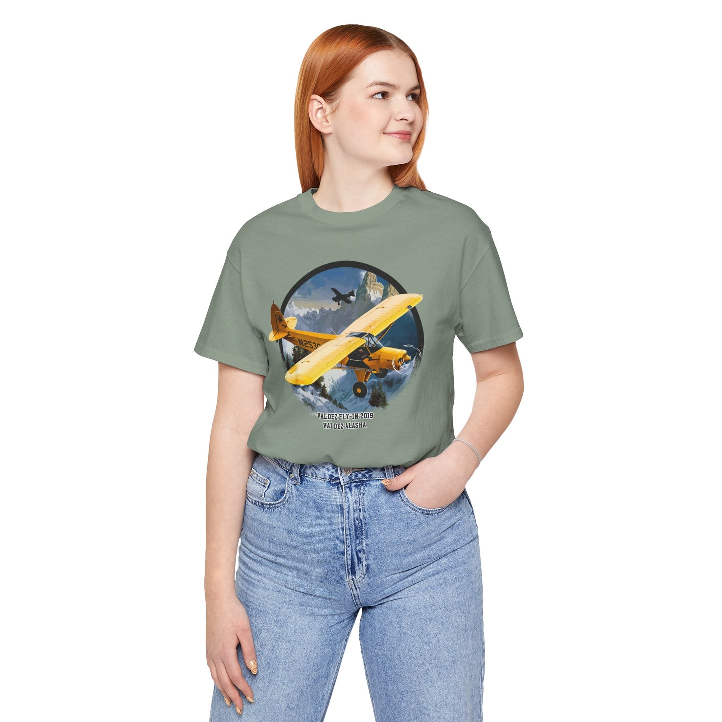 Retro Plane Graphic Design Tee, Plane Shirt, Vintage Tees, Art Design T-Shirt, Graphic Tee, Retro Art Shirts