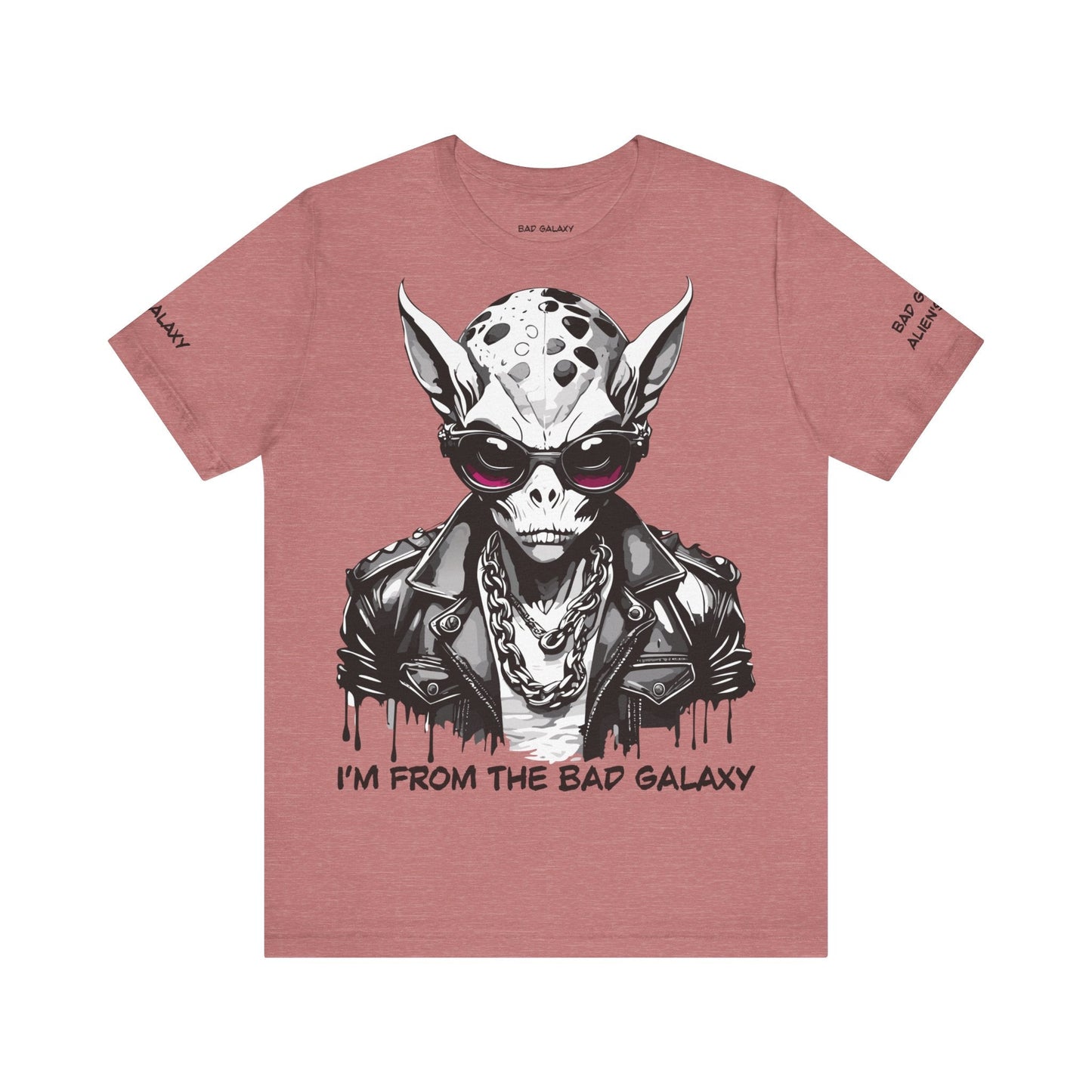 Alien Tee Shirt From Bad Galaxy 100 Cotton Made To Order With Eco Friendly Inks USA