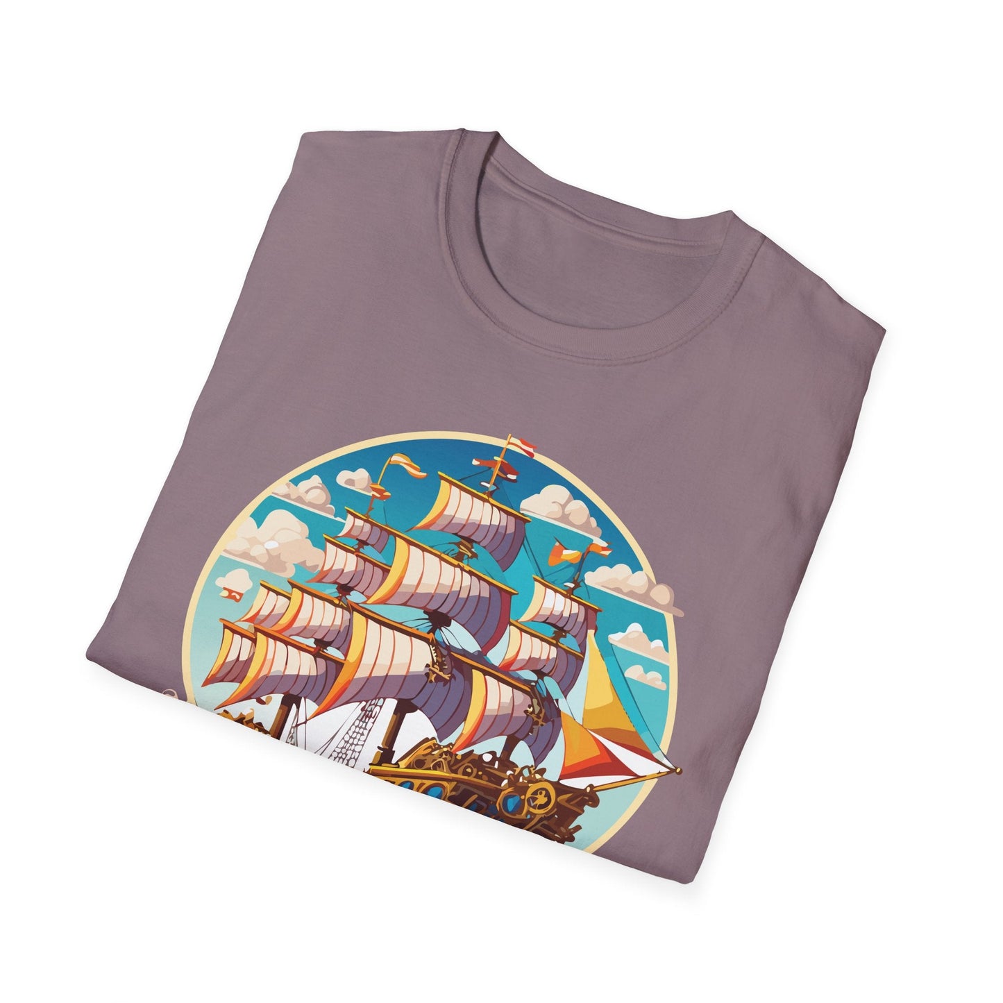 Ship T Shirts Frigate Tee Unisex Vessel Tee Shirt Gildan Softstyle 64000 Cotton Tee Classic