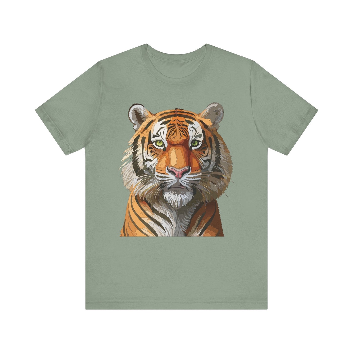 Unisex Animal Art Design Tee Shirt Wild Animals Graphic Tee Softstyle Gildan 64000