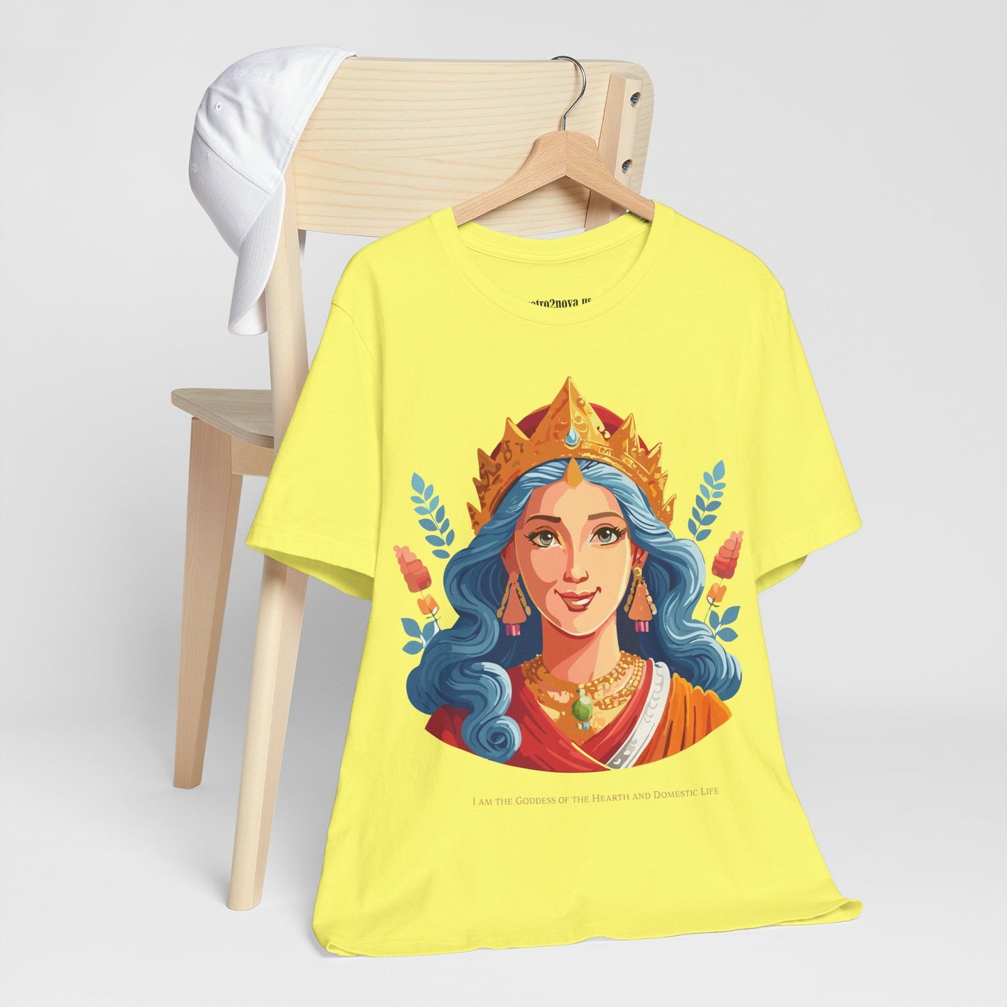 Goddess Graphic Cotton T Shirt Unisex Jersey Short Sleeve Original Art by Retro2Nova