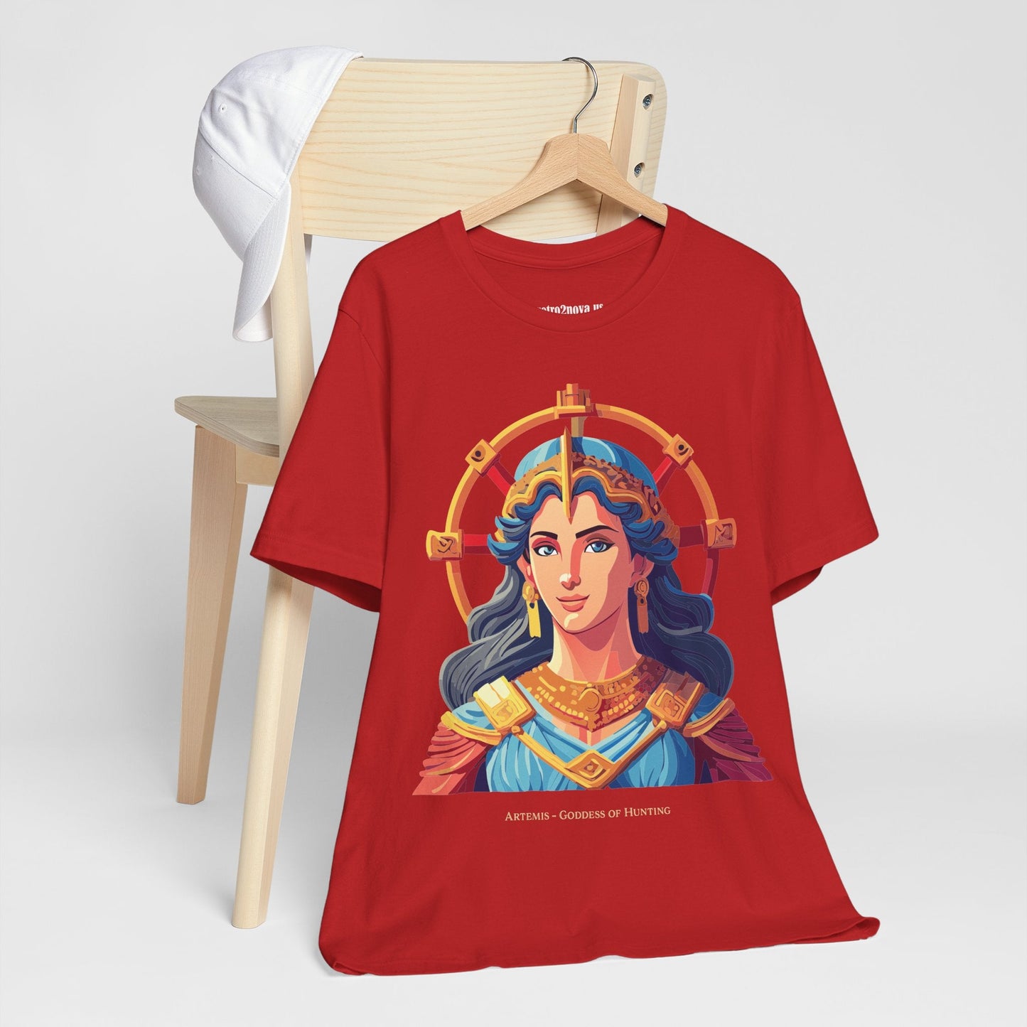 Artemis Goddess Shirt Unisex Graphic Tee Vintage Inspired Artwork by Retro2Nova Collection