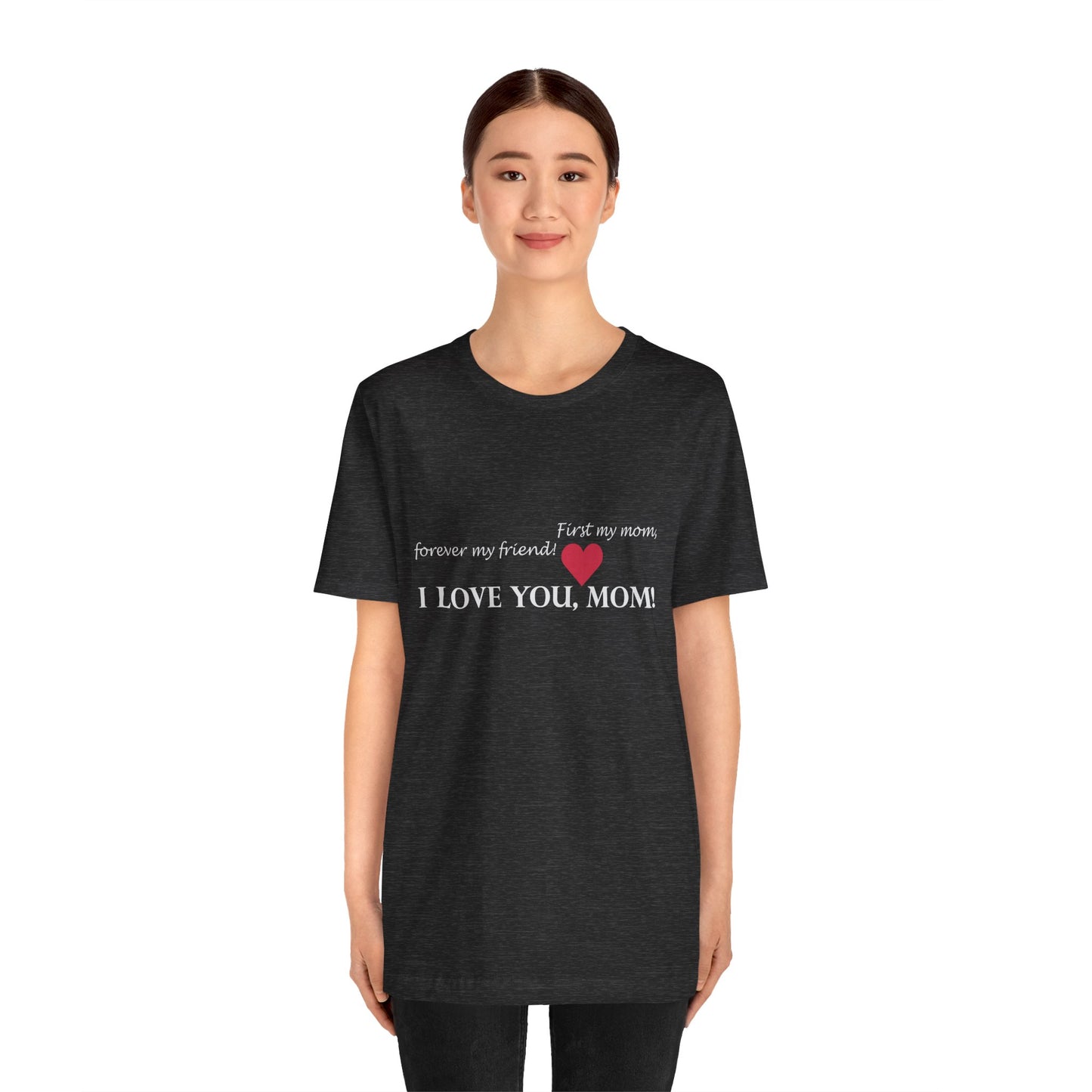 Unisex Cotton Tee Shirt with Mom Signature