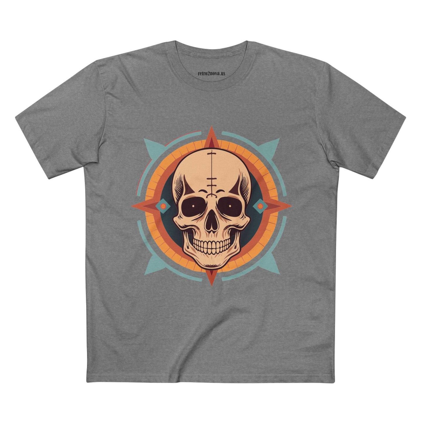 Skull Shirt Unisex Premium Cotton Tee With Original Art Design From Retro2Nova Collection