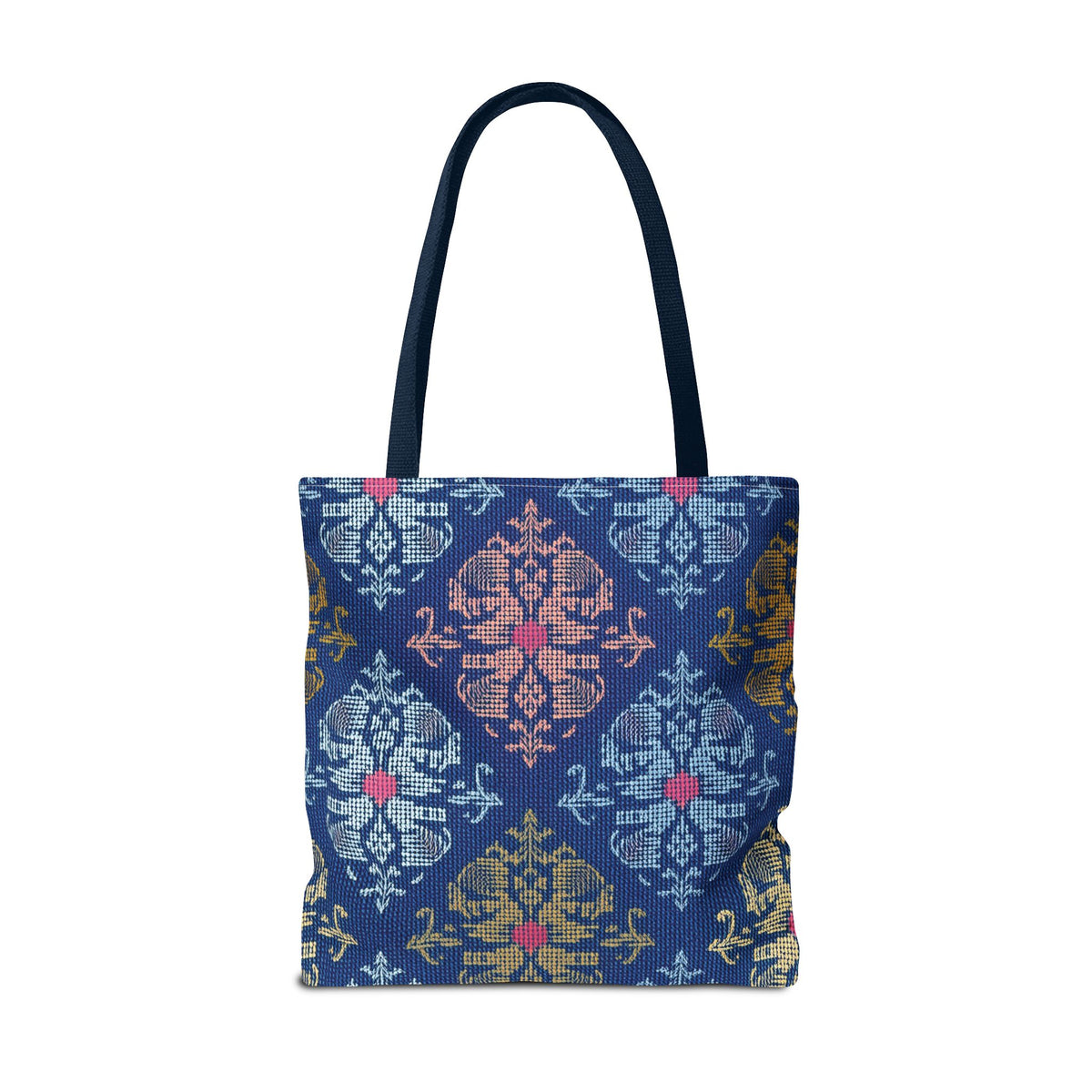 Denim Fabric Imitation Print Unisex Canvas Bag Poly Spun 3 Sizes Tote Bag 157
