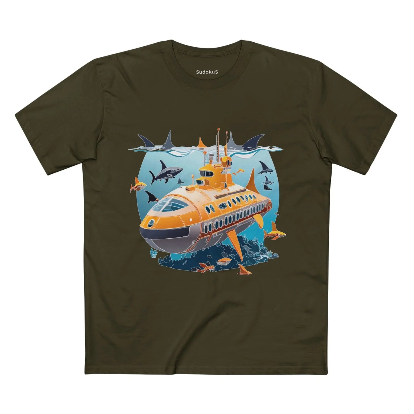 Ocean Coast Graphic Unisex 100 Cotton Staple Tee 17