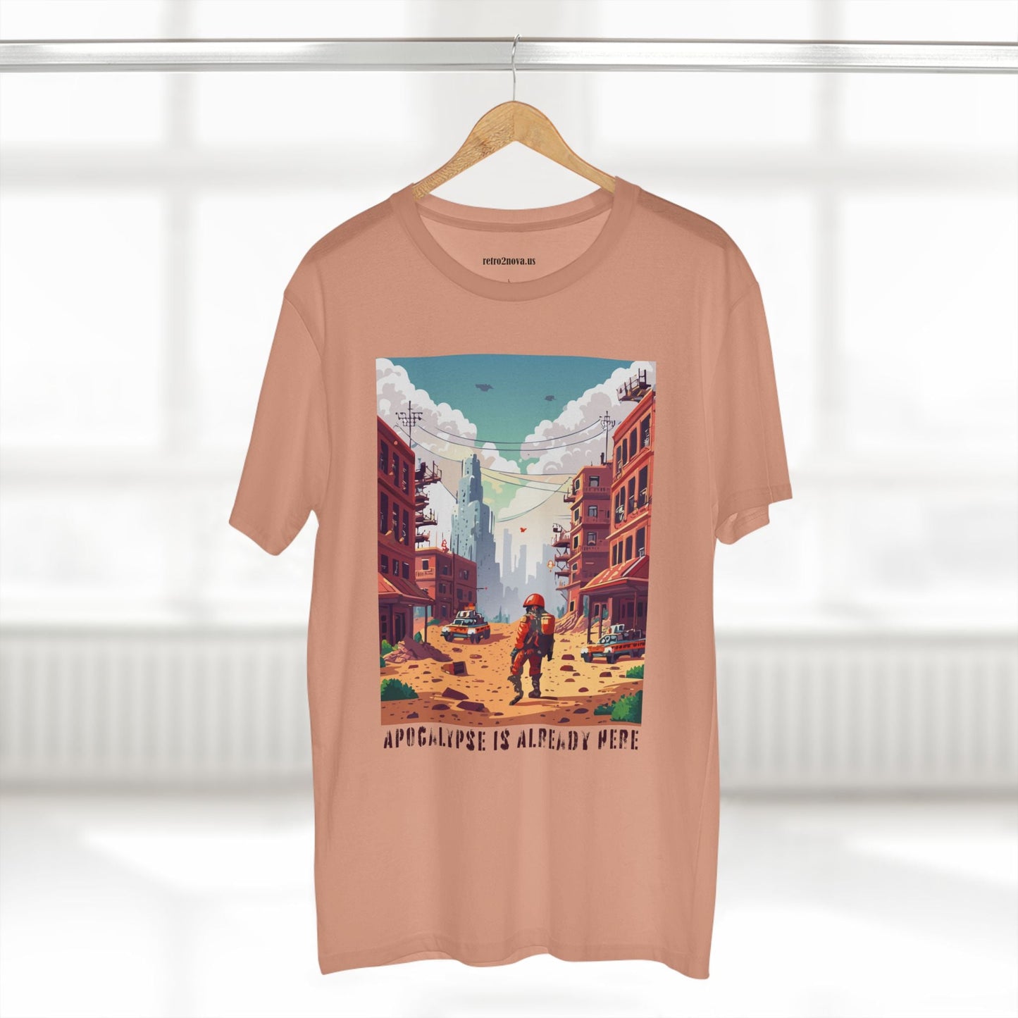 Cataclysm Doomsday Shirt Unisex Premium Cotton Tee With Original Art Design Retro2Nova