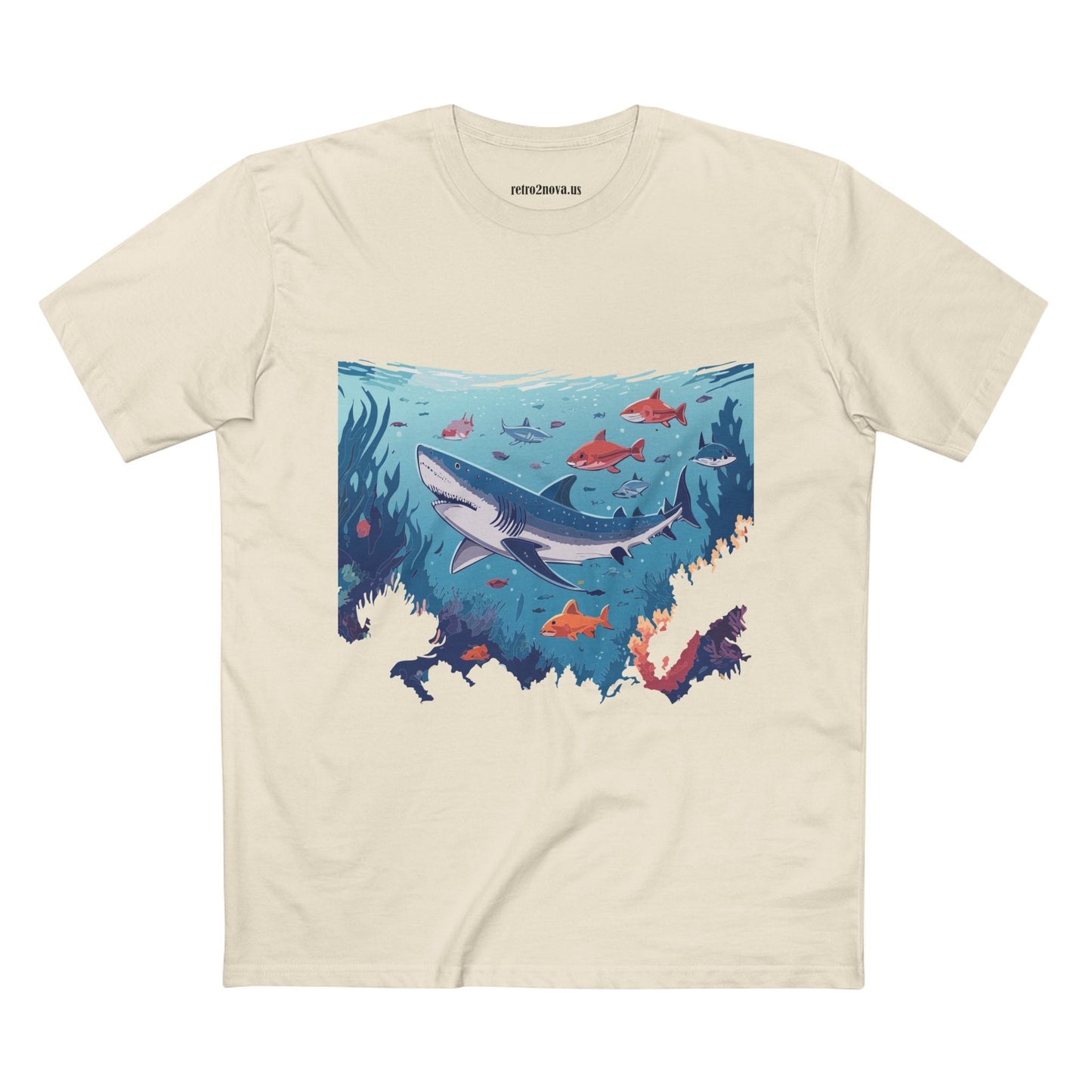 Ocean Shirt Ocean Pacific OP6 Unisex Premium Cotton Tee With Original Art By Retro2Nova