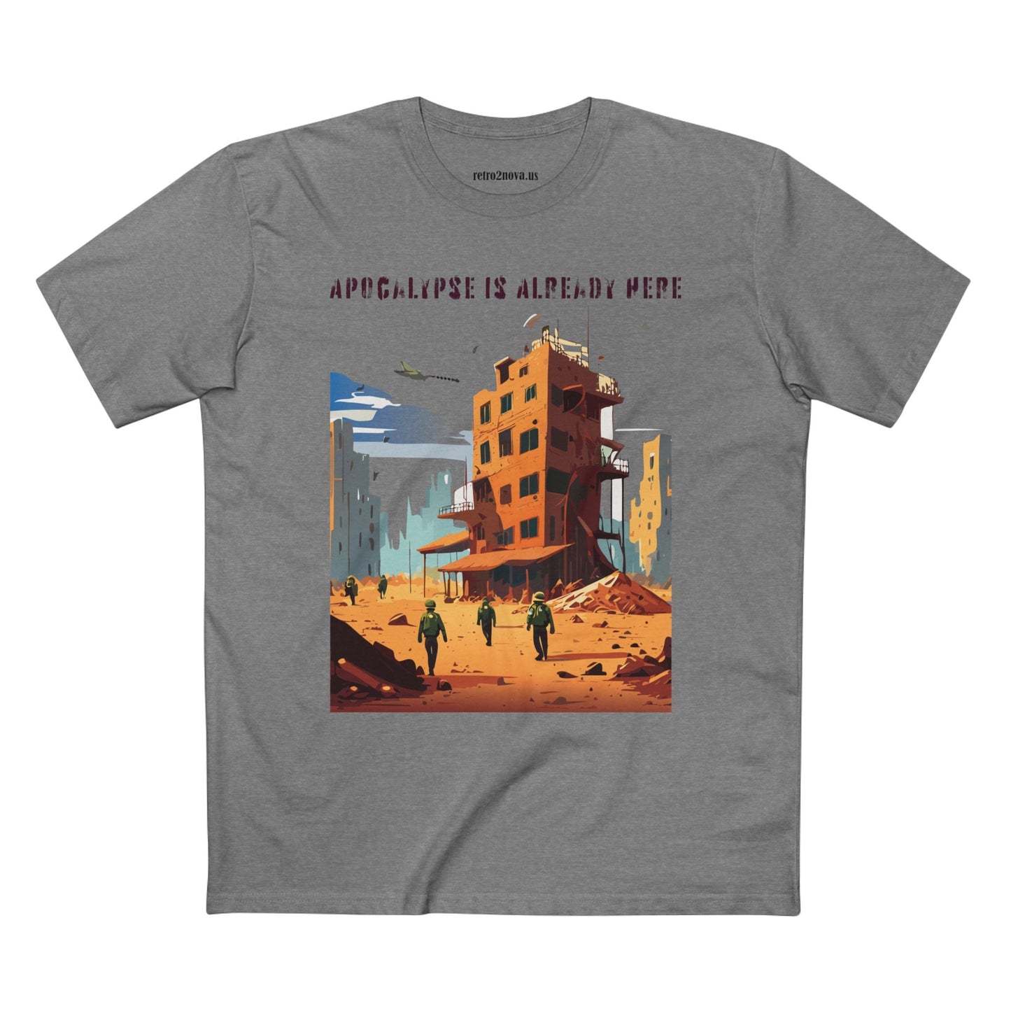 Cataclysm Doomsday Shirt Unisex Premium Cotton Tee With Original Art By Retro2Nova