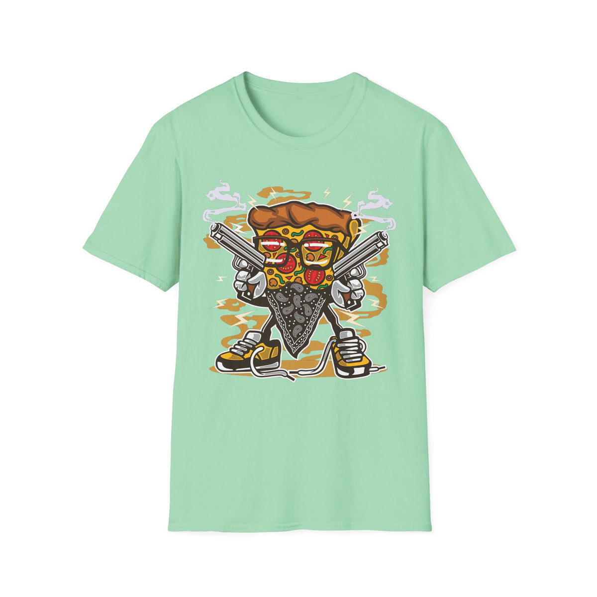 Unisex Cotton T-Shirt with Cartoon Graphic Design