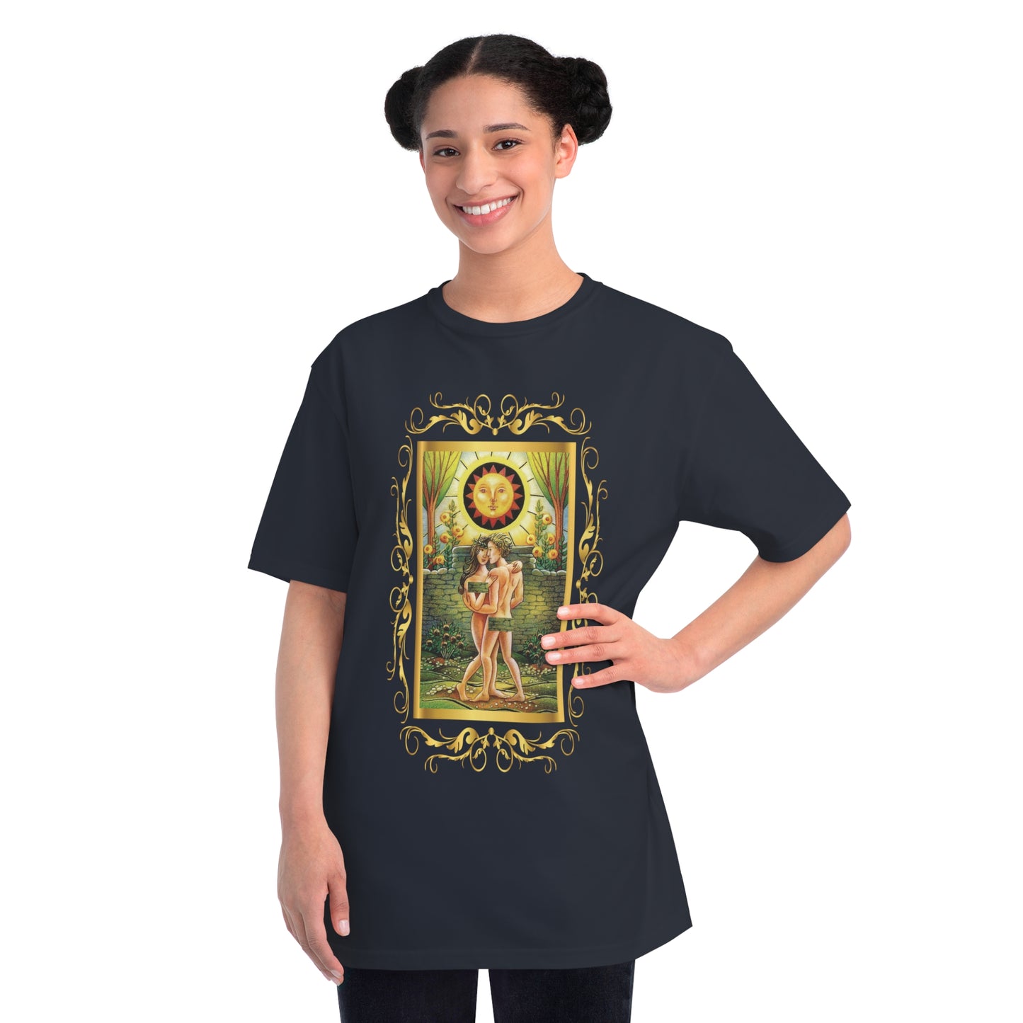 Camiseta unisex de algodón orgánico con cartas del tarot