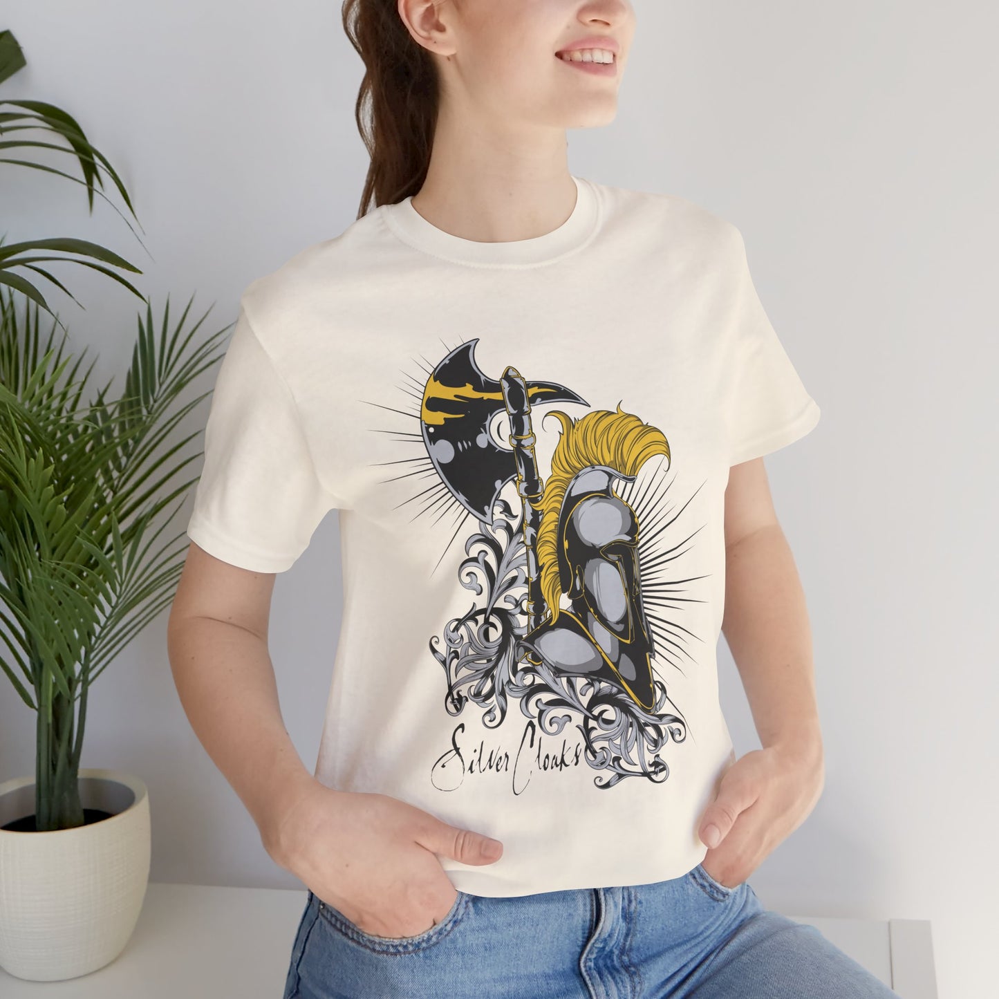 Stylish Armor Graphic Tee, Artistic Tee, Graphic T-Shirt, Artistic Vintage T-Shirt, Vintage Shirt
