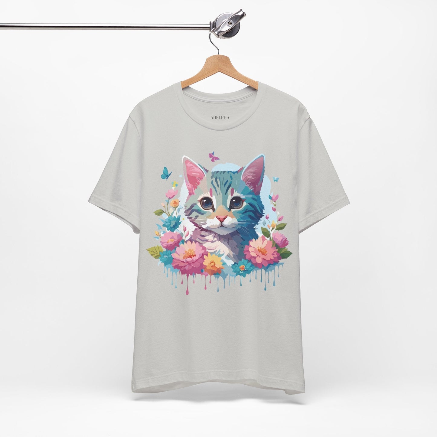 Cat Graphic Unisex 100 Cotton Vintage Design Tee 2