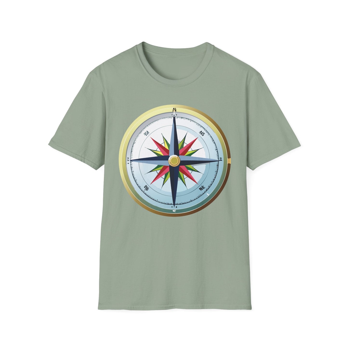 Compass Navigator Graphic Tee Unisex 100 Cotton 6