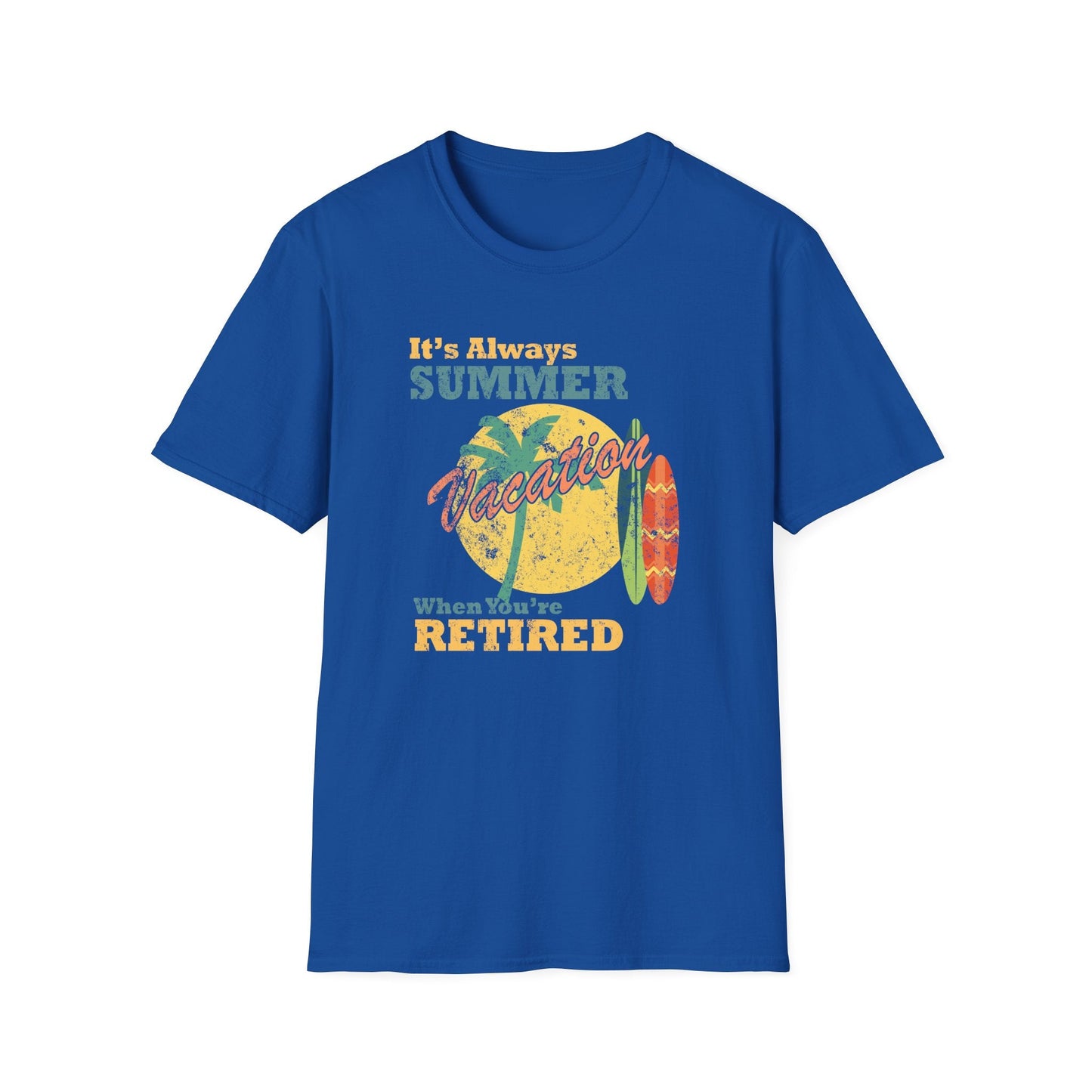 Summer Unisex T Shirt With Art Design Gildan Softstyle 64000 100 Percent Cotton Tee
