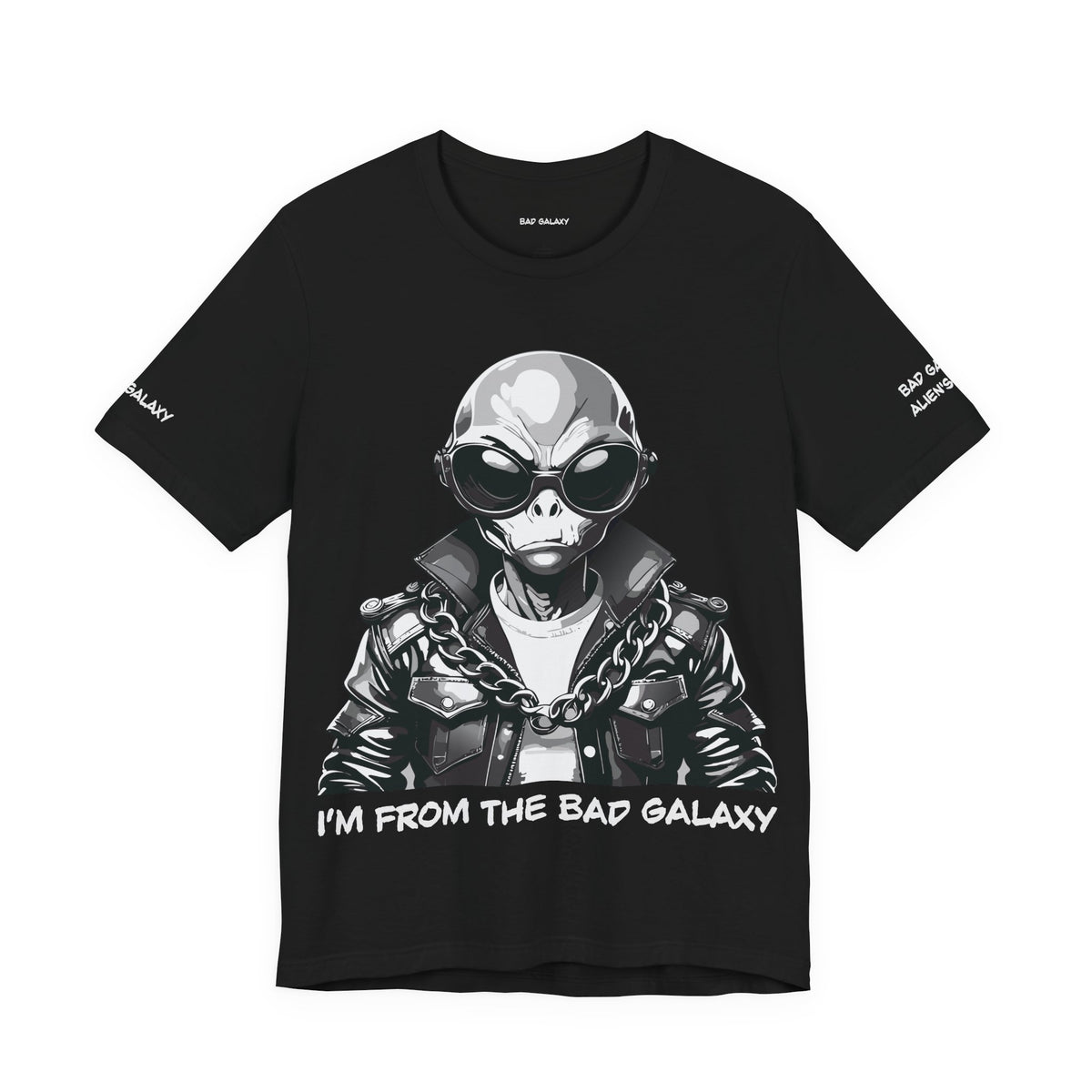 Alien Graphic Unisex Cotton Bella+Canvas Tee with Art Design b71