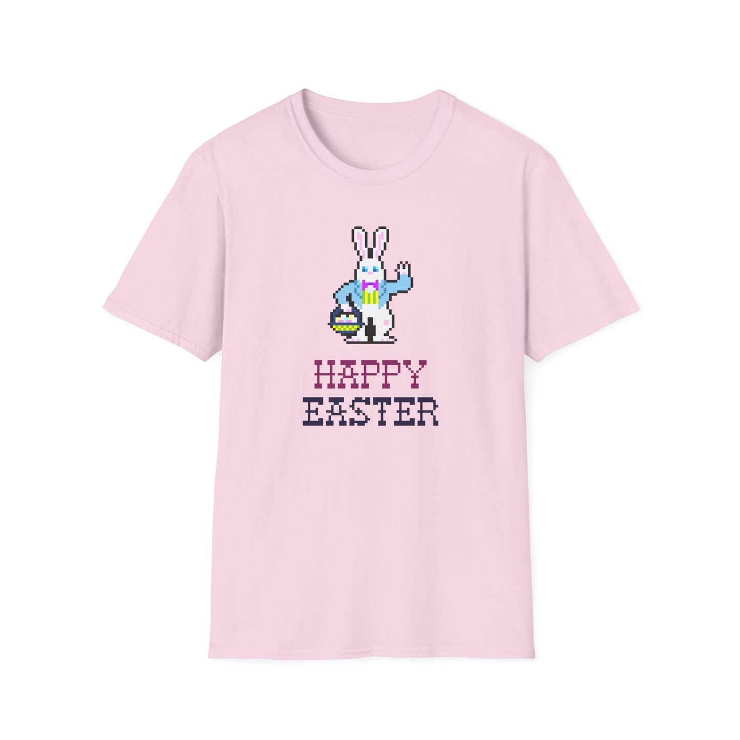 Funny Easter T Shirt With Signature And Prints Unisex Gildan Softstyle Cotton Tee Design
