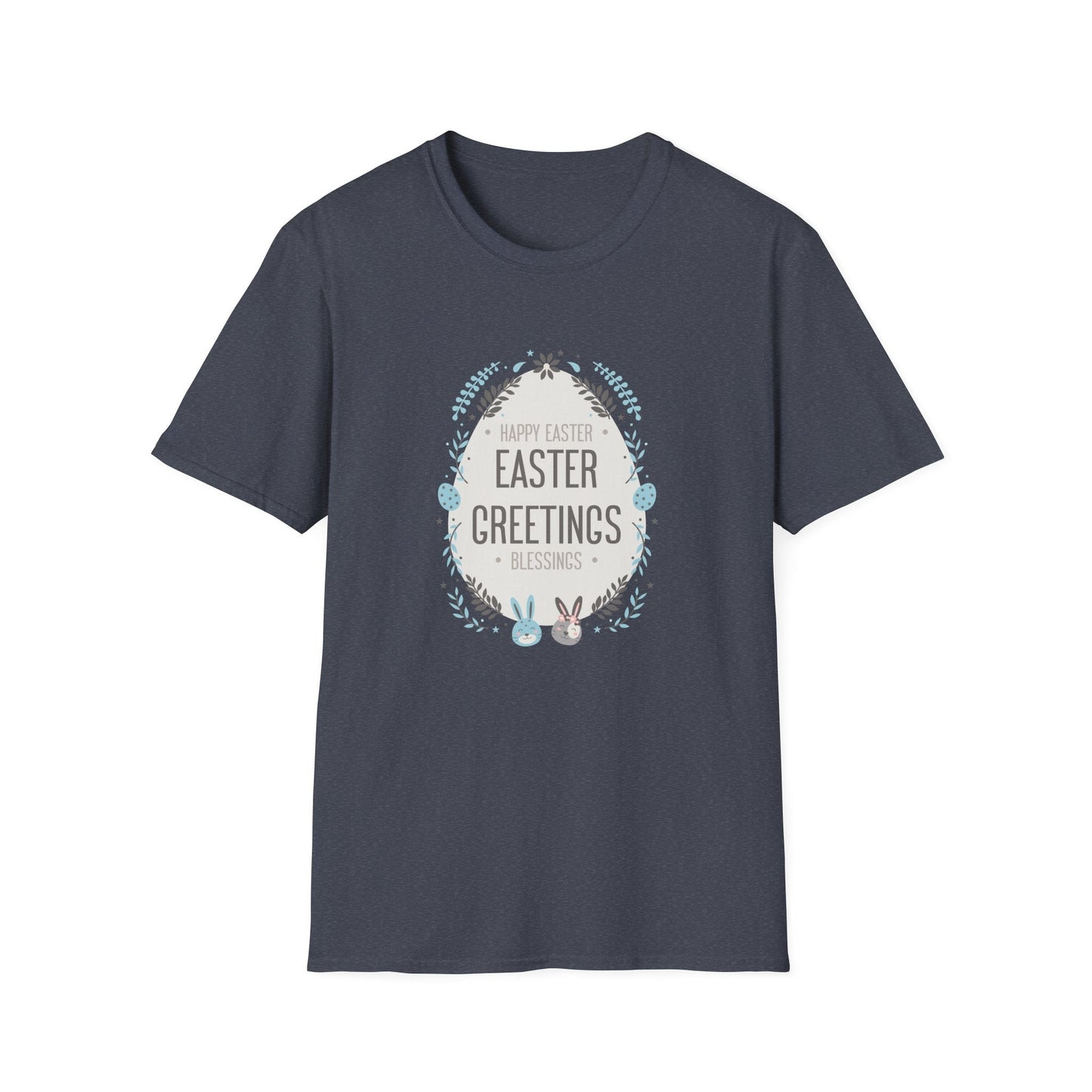 Gildan Easter Unisex Softstyle 64000 T Shirt With Easter Print Design Short Sleeve Tee Edition