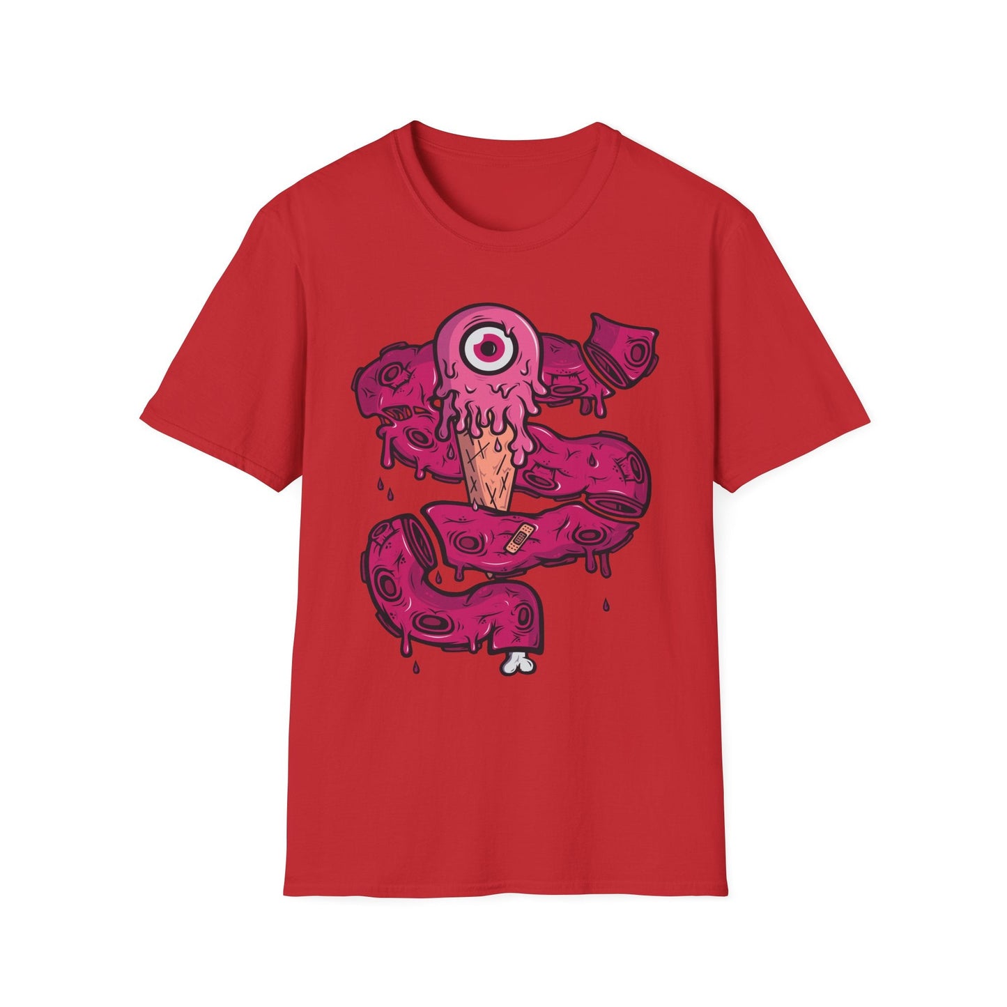 Cartoon T Shirt Animation Tee Funny Graphic Tee Unisex Gildan Softstyle Cotton 64000