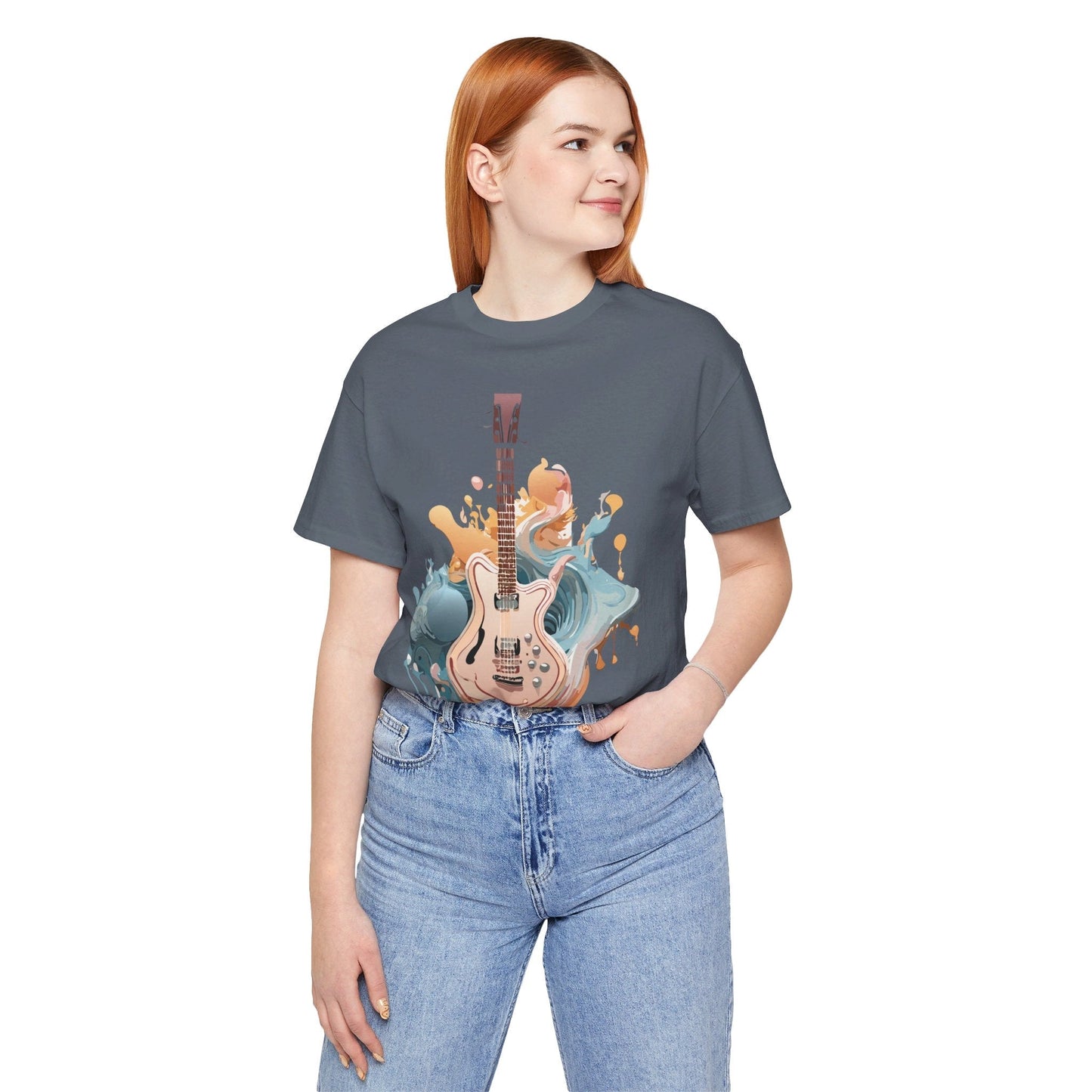 Adelpha Vintage Inspired Graphic Tee Unisex Jersey Short Sleeve Music Design Collectible