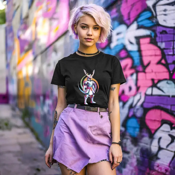 Samurai Graphic Unisex 100 Cotton Staple Tee 30