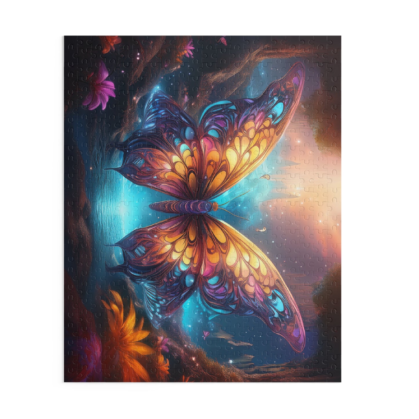 Butterfly Puzzle 500-Chipboard Pieces in Box | Kids Puzzles Size: 16" x 20",  Ages 9+ and Family pn3