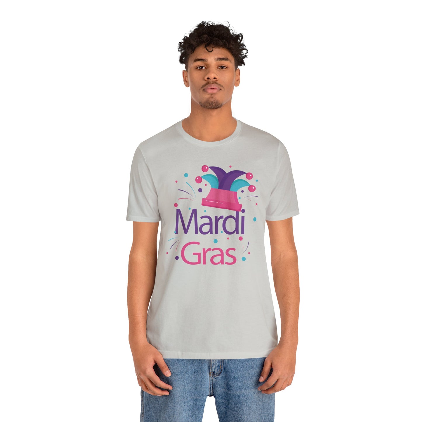 Tee-shirt en coton unisexe pour Mardi Gras