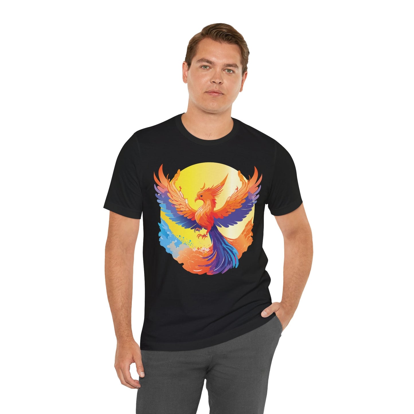 Unisex Animal Print Tee Shirt With Art Design Wild Animals Short Sleeve Comfort Fit