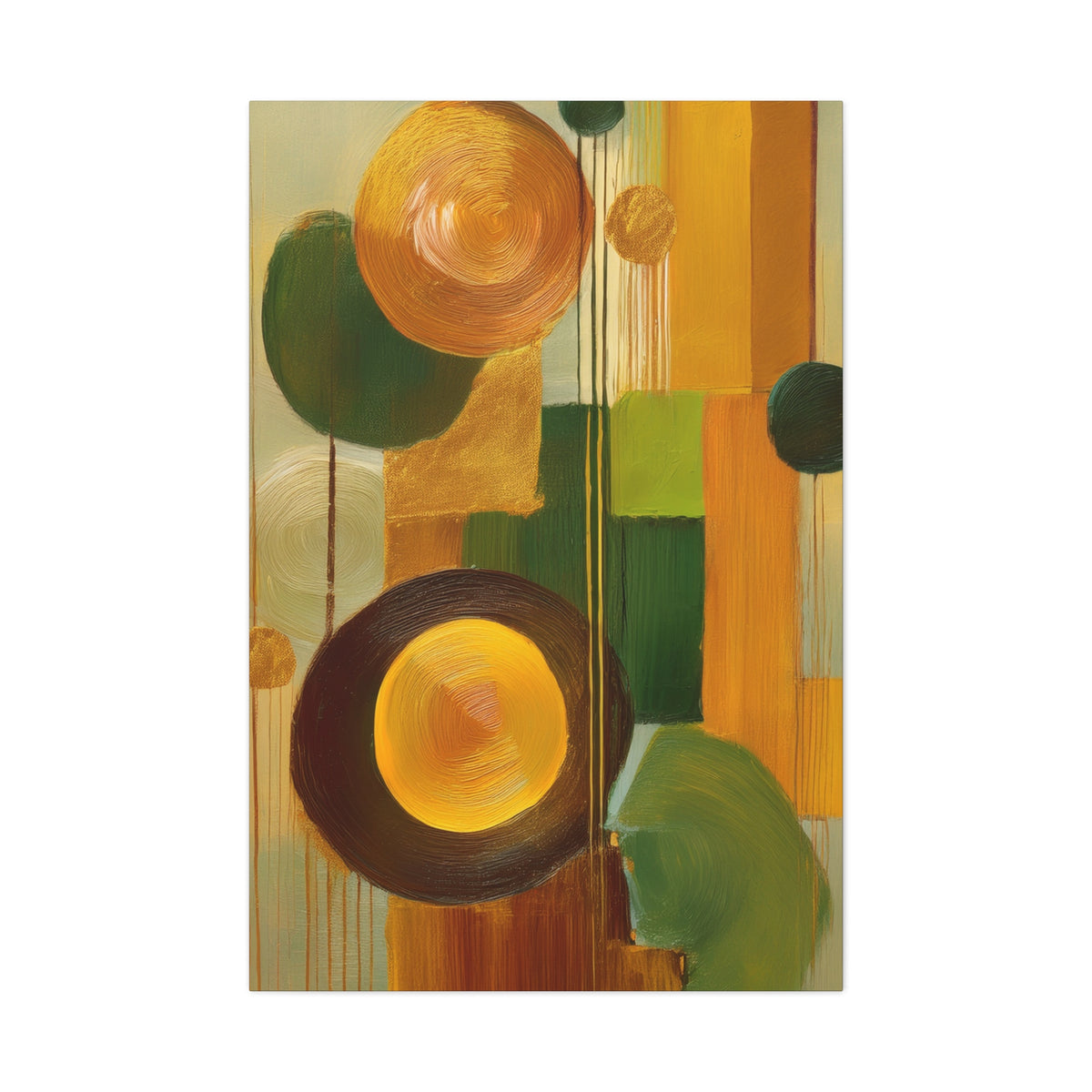 Abstract Geometric Painting Print Canvas 20x24,20x30,24x30 24x32,24x36,30x40 32x48,36x48,40x60 Pine-Wood Inner Frame ABS-58