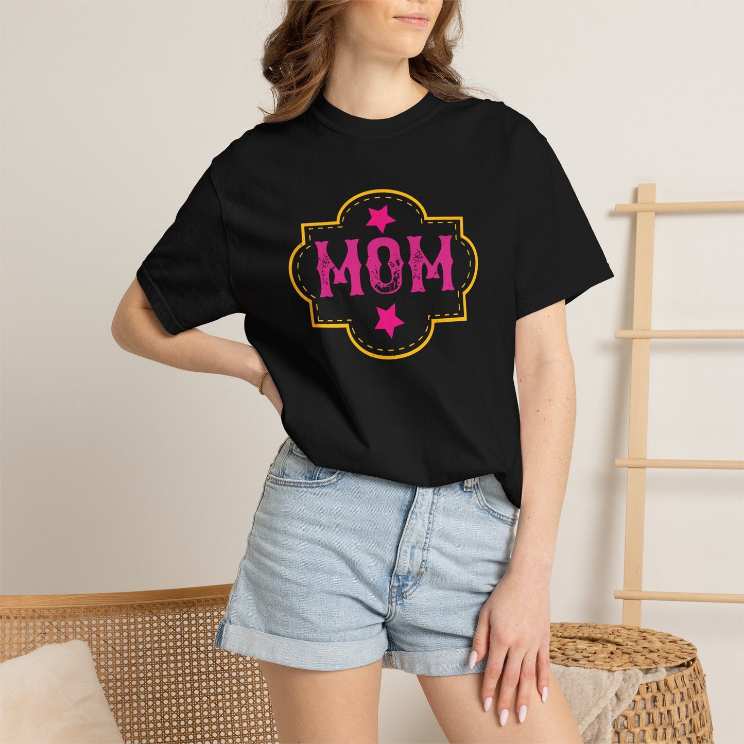 Mom T-shirt Mother Day Mama Tee Unisex Comfort Colors Garment-Dyed Cotton h81