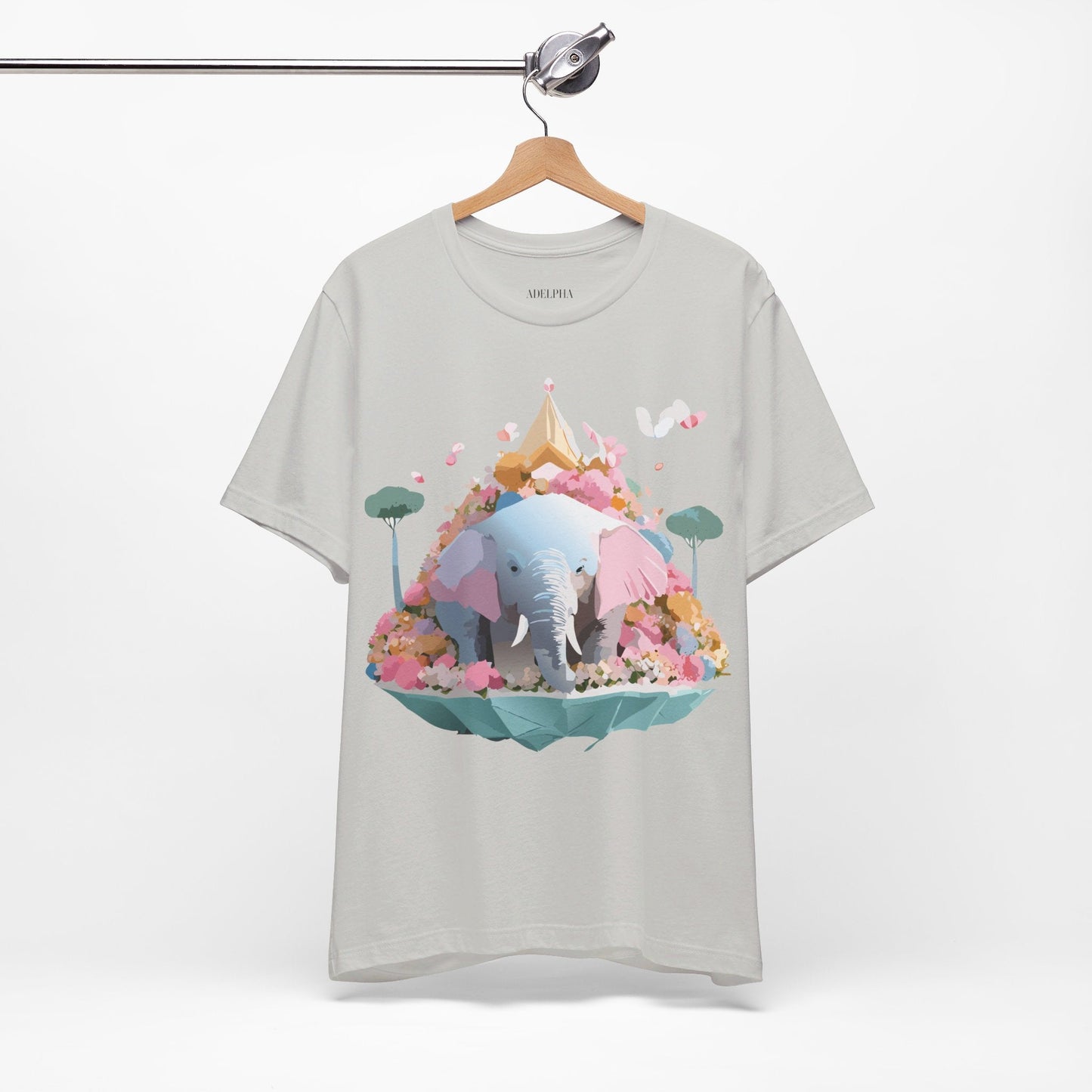 Elephant Graphic Tee Unisex Jersey Short Sleeve Adelpha Vintage Inspired Artwork