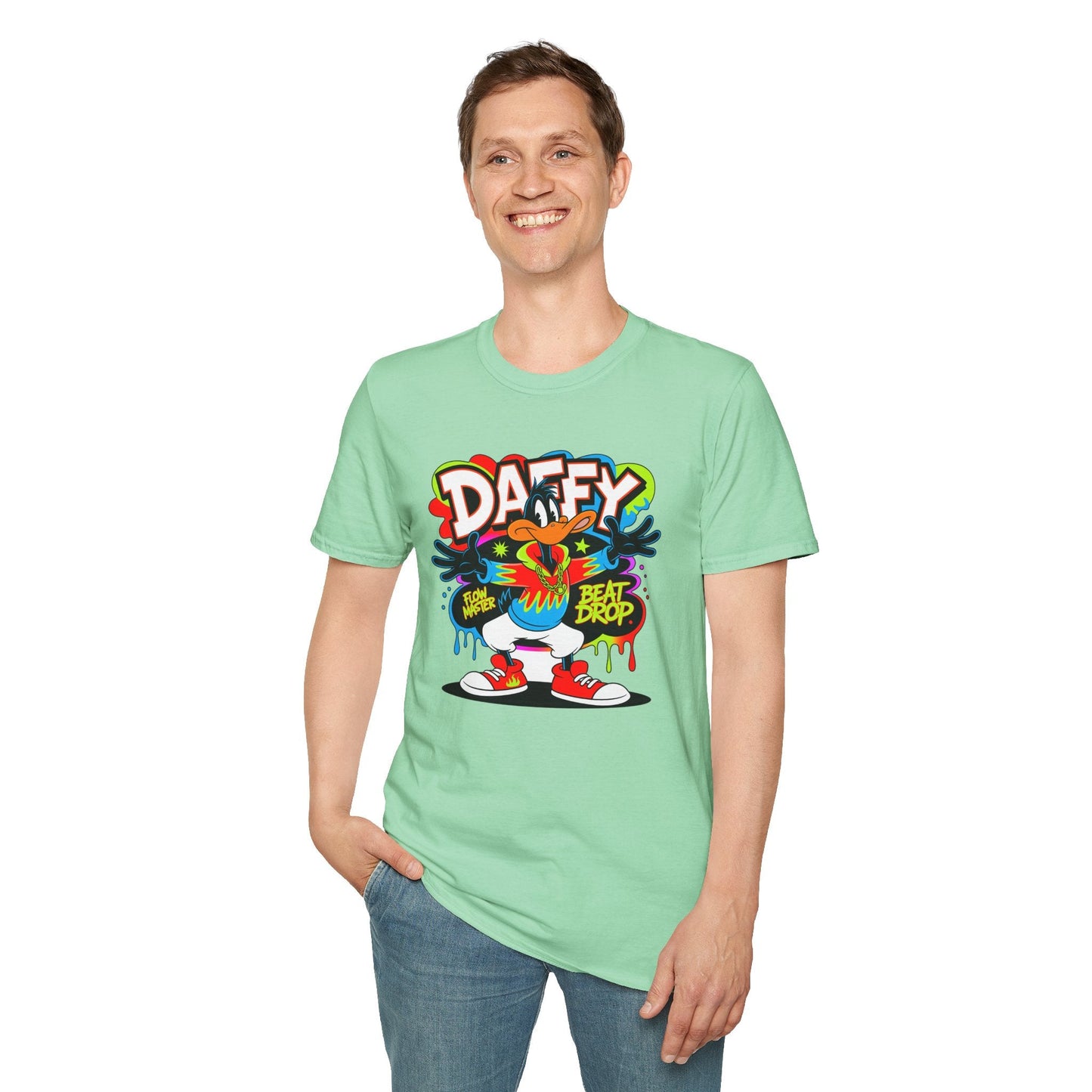 Funny Cartoon Animals T Shirt Unisex Softstyle Tee With Animation Design Gildan 64000