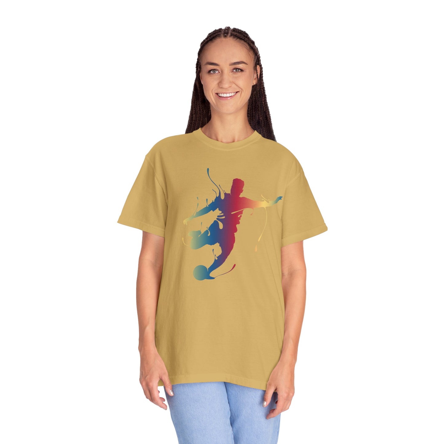 Unisex T-shirt with sports art design