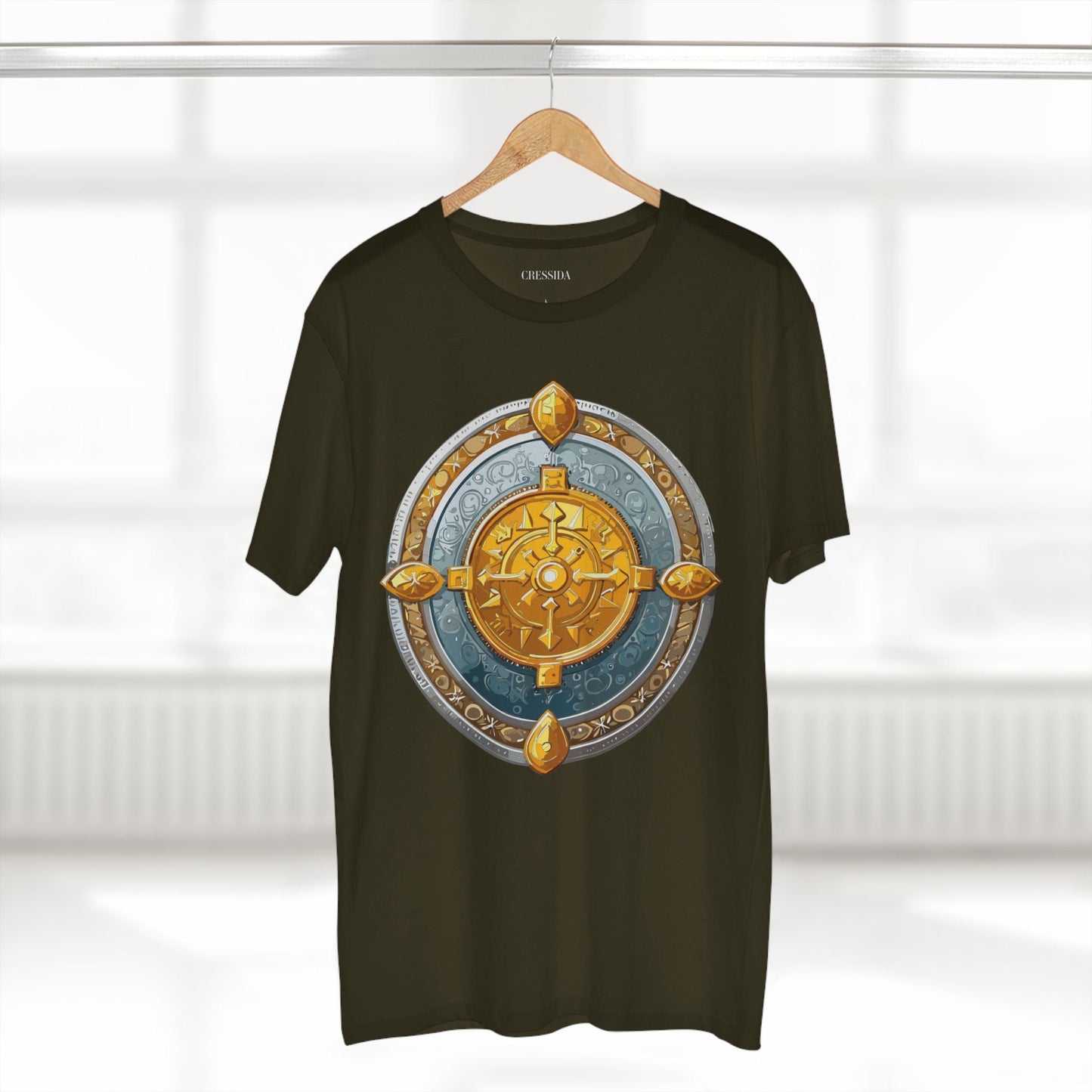 Antique Gold Coin Graphic Design T-Shirt Unisex 100 Cotton With Golden Print Artwork Tee 7