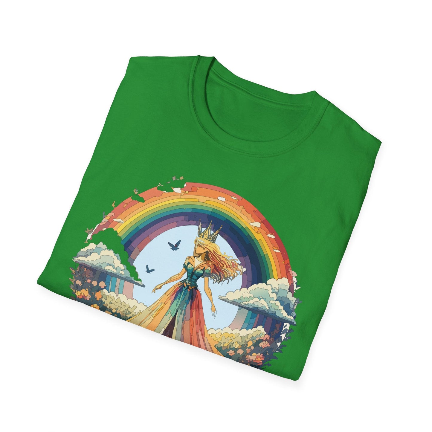 Womens Graphic T Shirt Art Design Tee Softstyle 64000 Unisex Lightweight Cotton Fabric