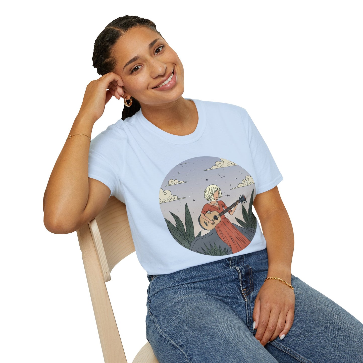 Womens Graphic T Shirts Art Design Tee Unisex Softstyle Gildan 64000 100 Percent Cotton